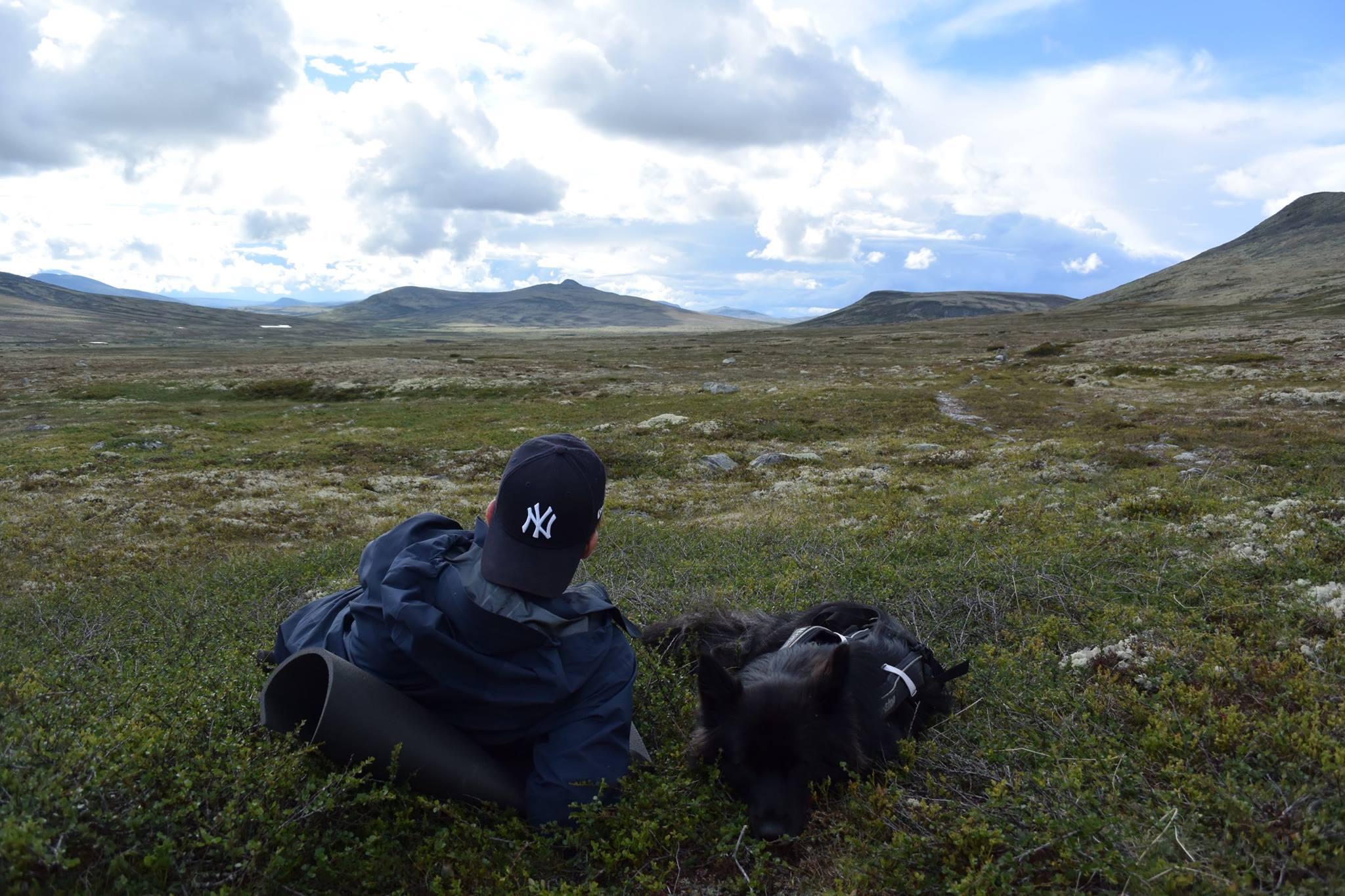 Espen Andreas Nielsen crossing Norway