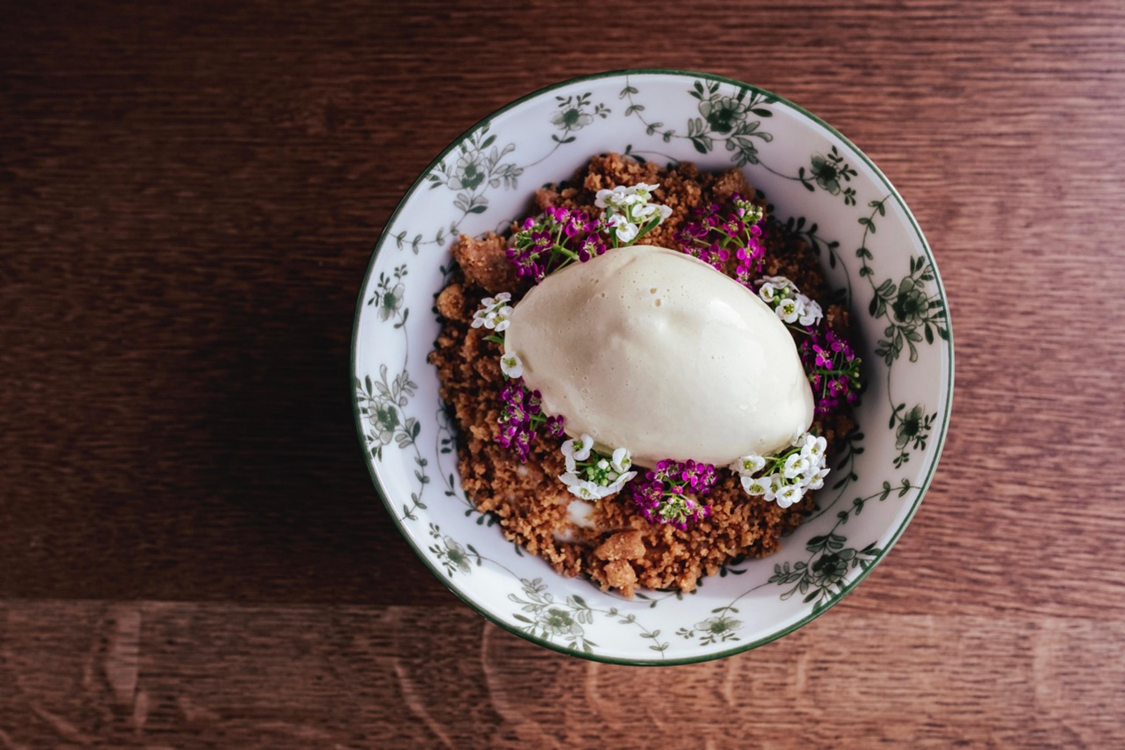 Delicious dessert at Mana, Trondheim