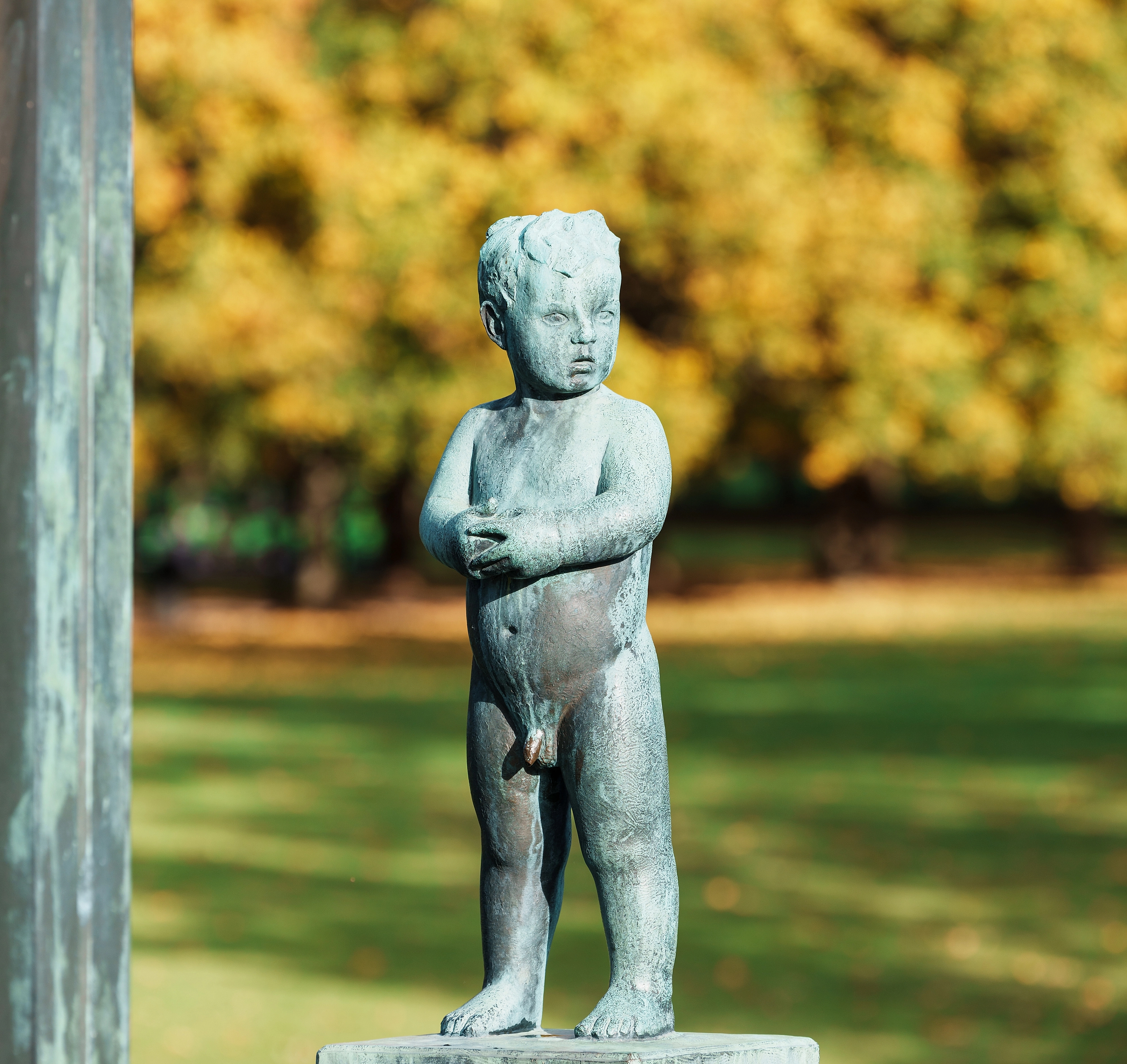 Child sculpture in the Vigeland Park in Oslo