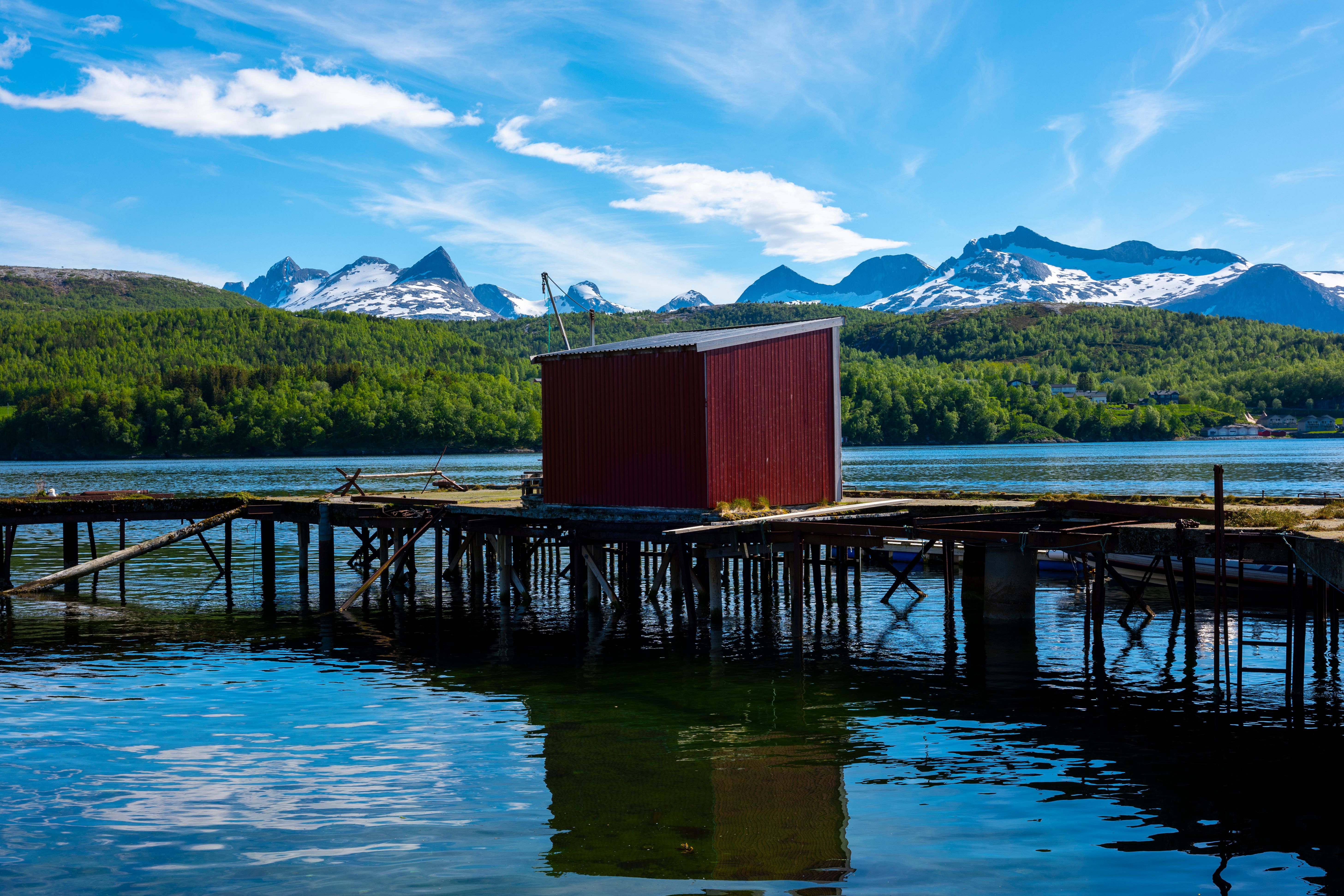 A small smoking house for salt in Saltstraumen in Northern Norway.