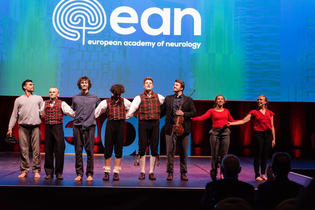 People on the stage at the EAN congress in Oslo, Norway