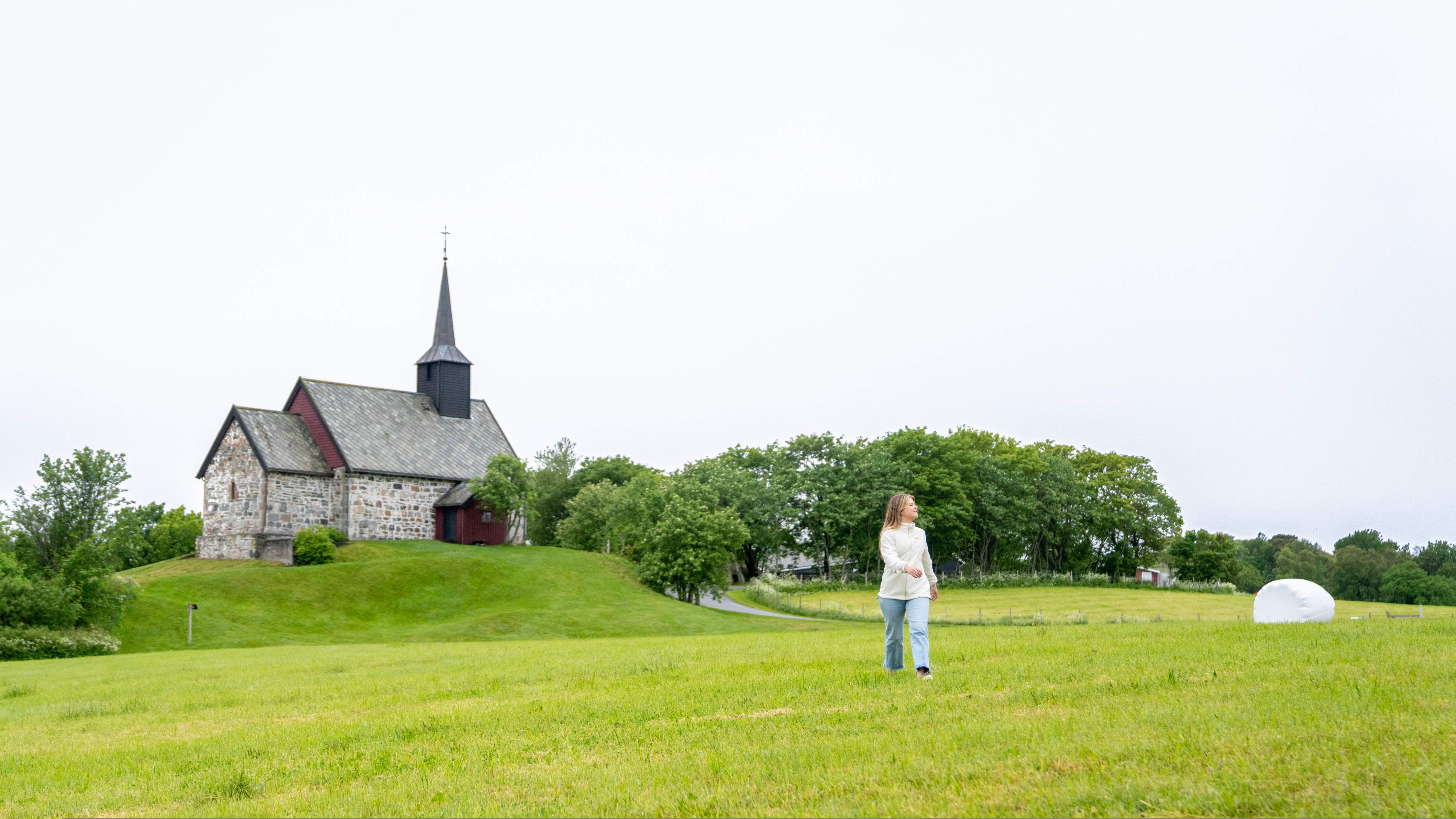 Old Edøy Church at Smøla, Nordmøre