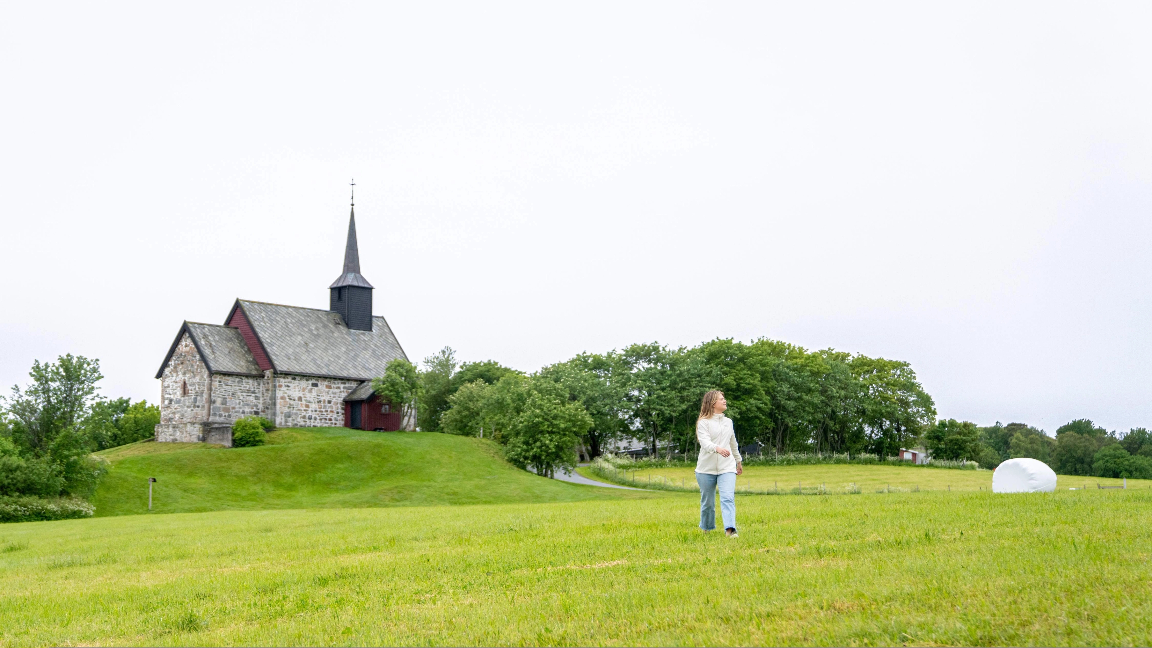 Old Edøy Church at Smøla, Nordmøre