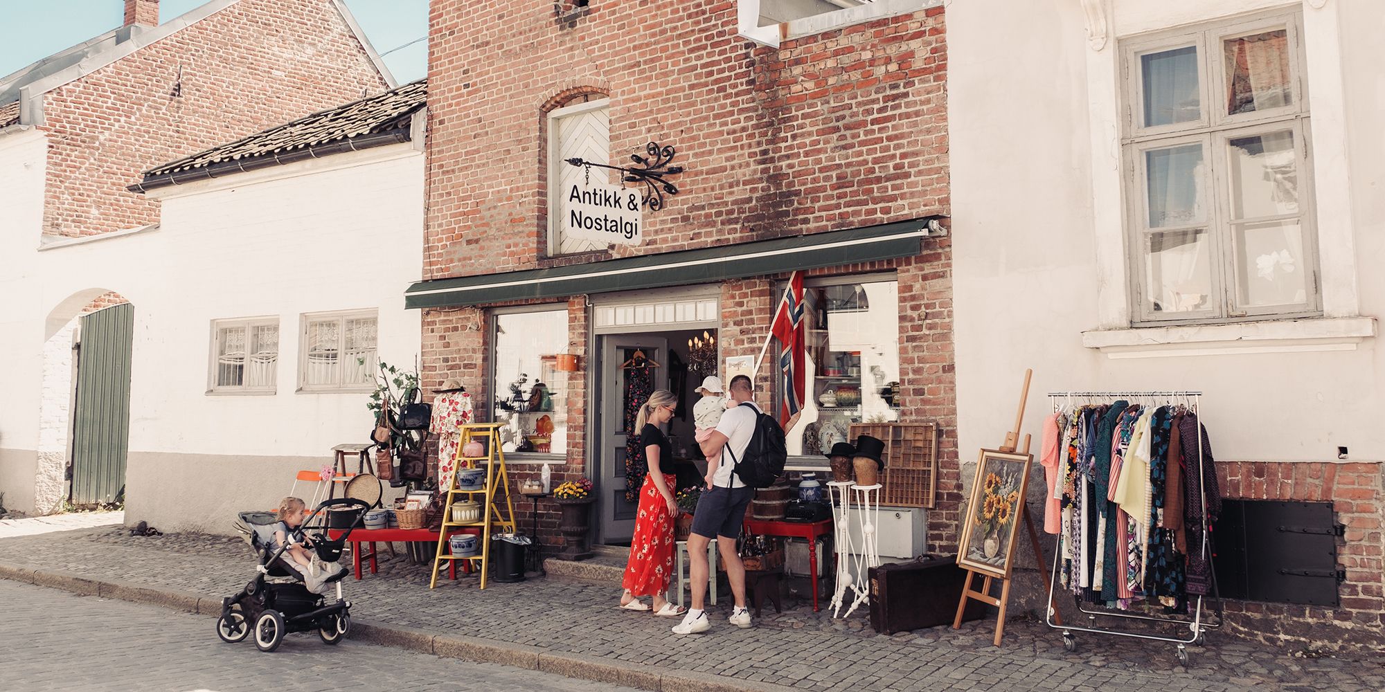 En nisjebutikk i Fredrikstad på Østlandet