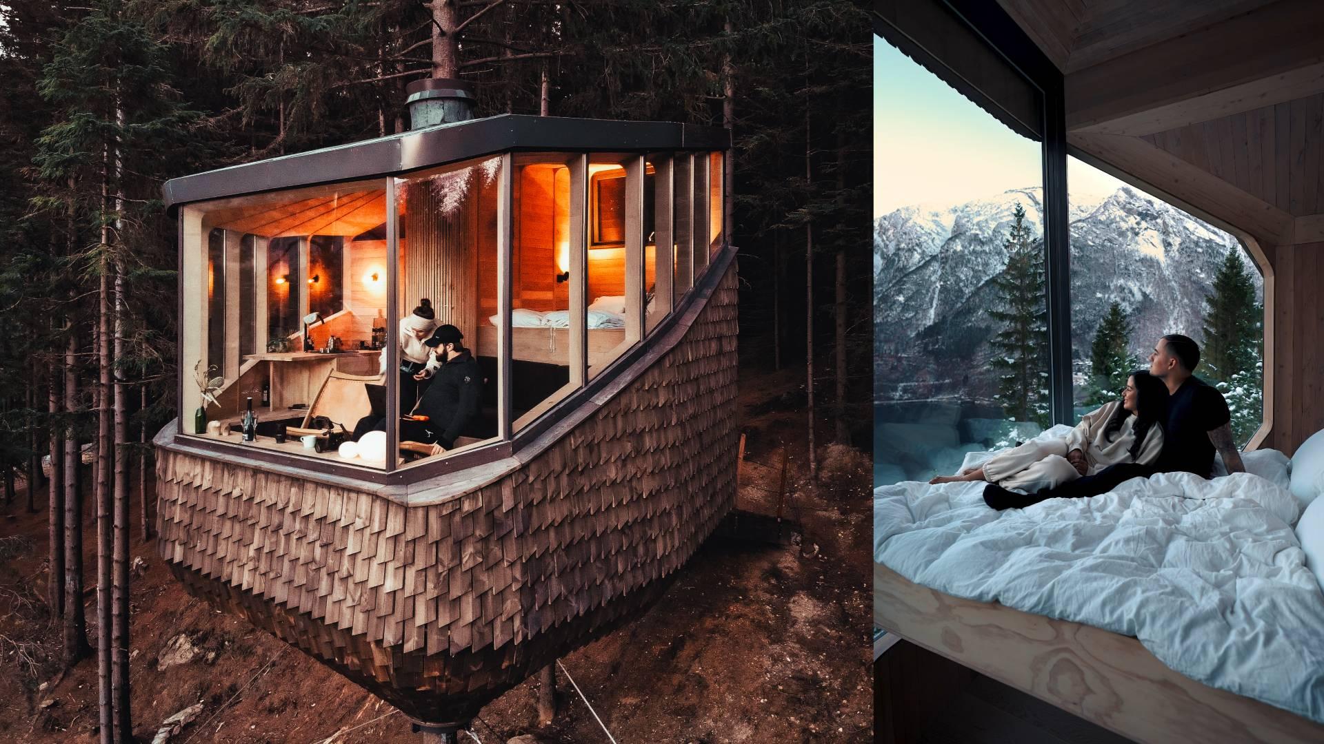 Treetop cabin Woodnest in Odda