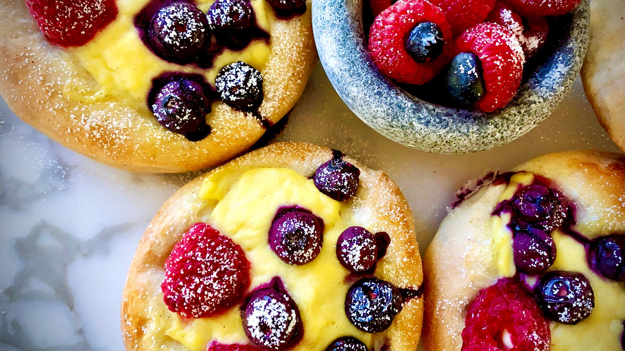 Boller mit Beeren in Norwegen
