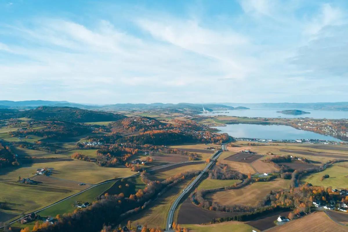 Landscape photo over Trondelag