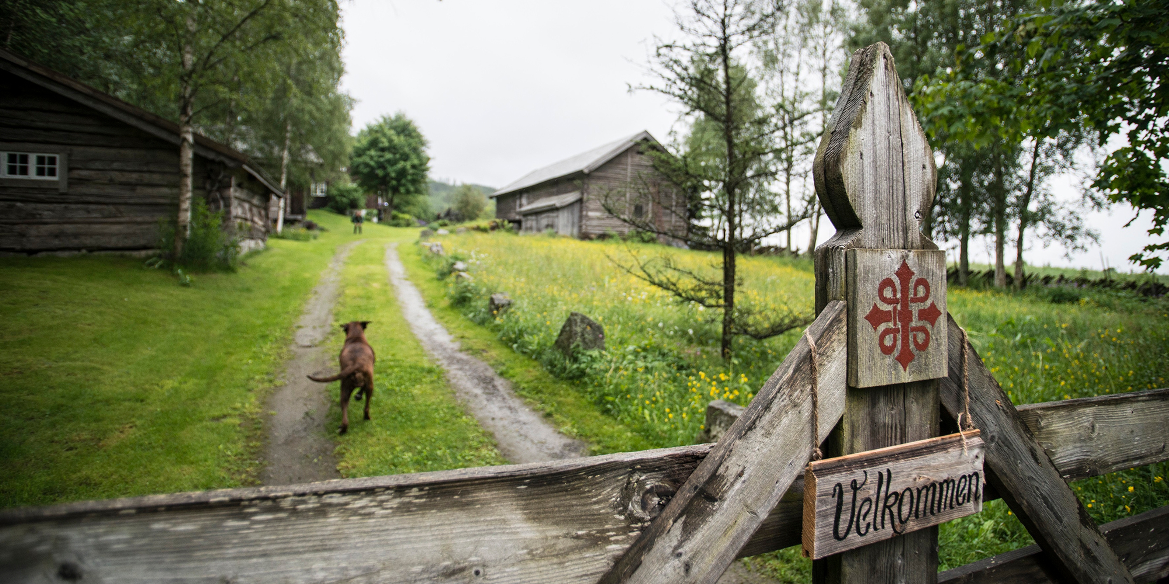 Borkerud pilgrim farm on the St. Olav Ways through Gudbrandsdalen, Eastern Norway