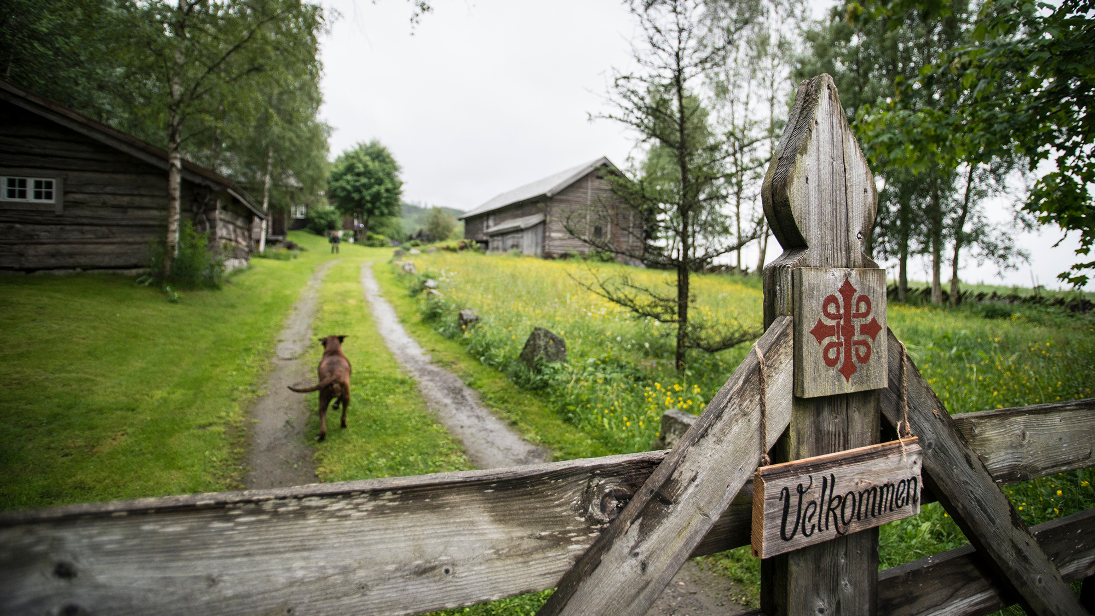 Borkerud pilgrim farm on the St. Olav Ways through Gudbrandsdalen, Eastern Norway