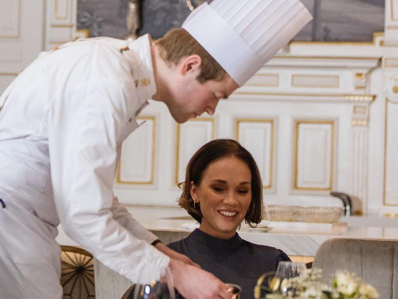 Dinner in Speilsalen, Britannia Hotel in Trondheim