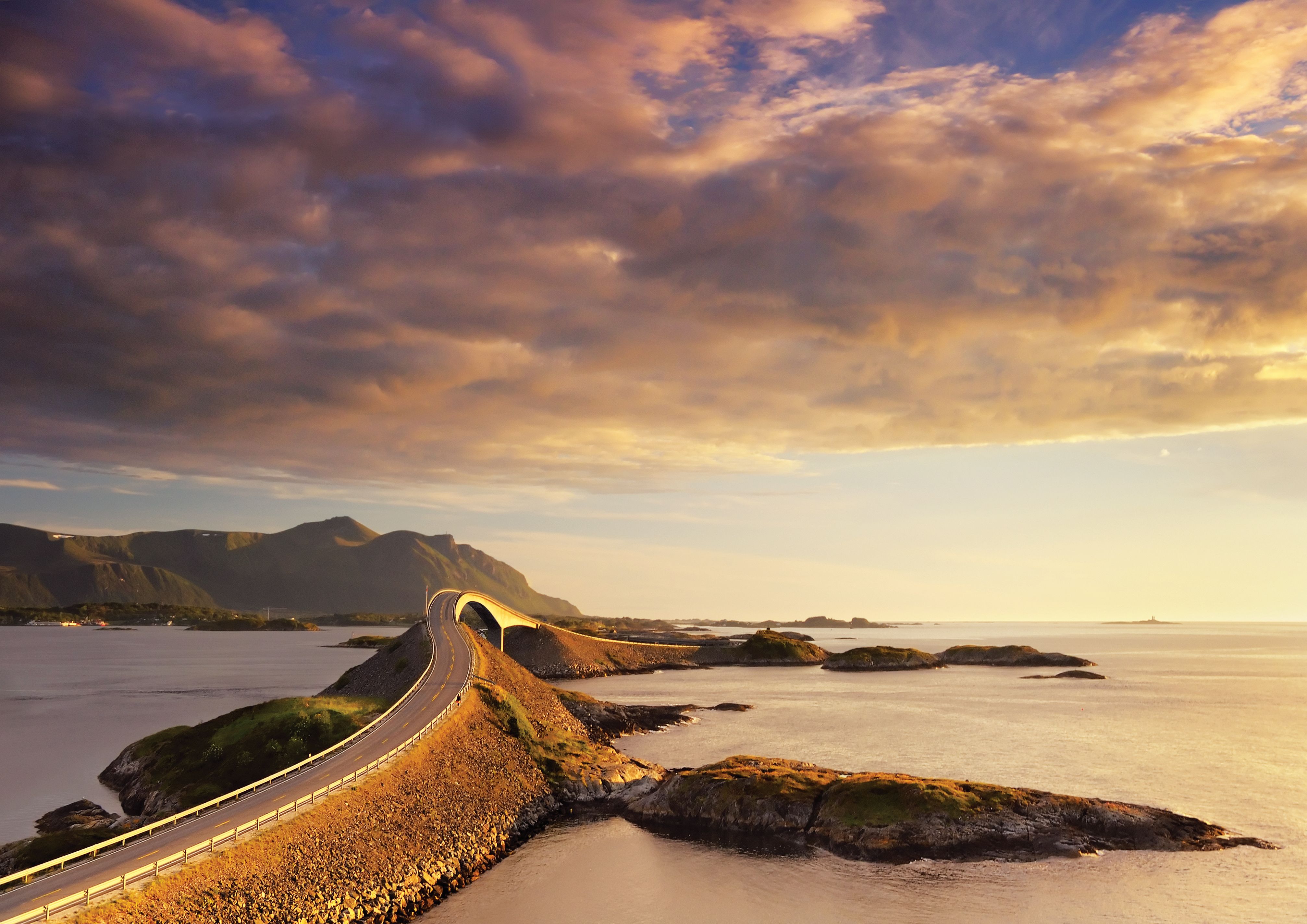 The Atlantic Road in Northwest, Fjord Norway