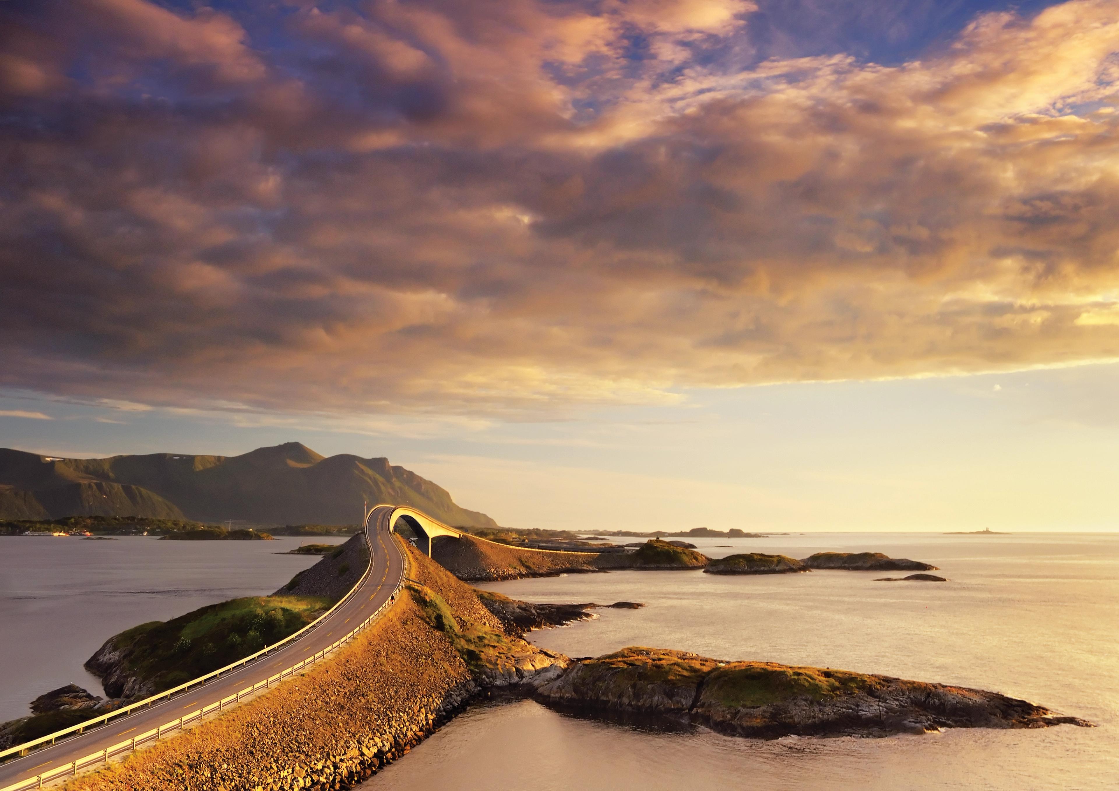 The Atlantic Road in Northwest, Fjord Norway