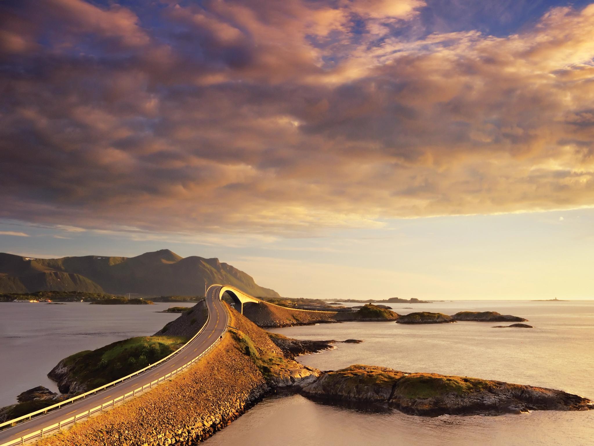 The Atlantic Road in Northwest, Fjord Norway