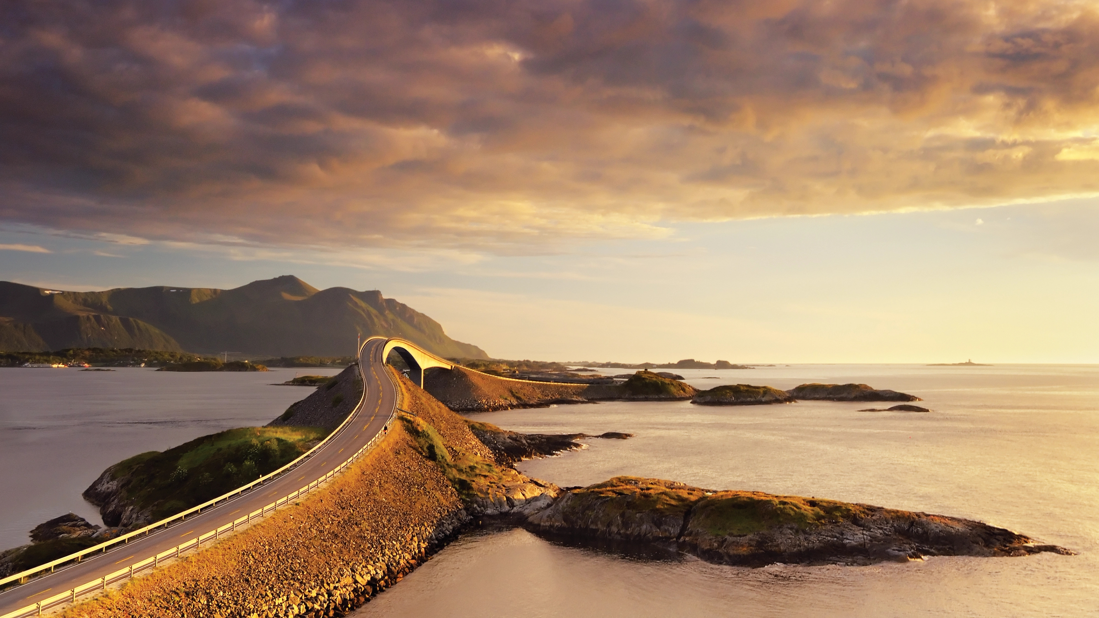 The Atlantic Road in Northwest, Fjord Norway