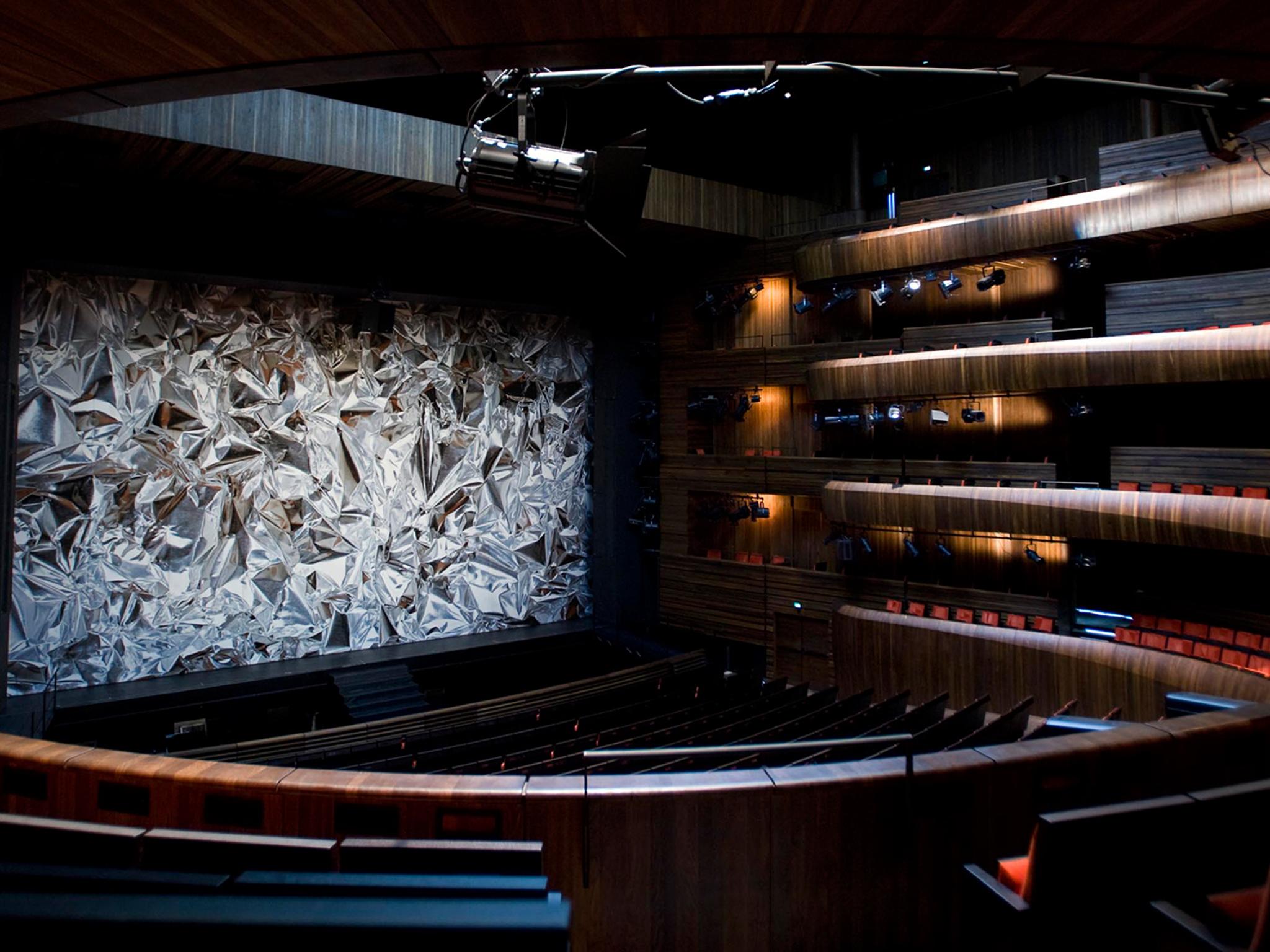 The main stage of the Norwegian Opera and Ballet in Oslo
