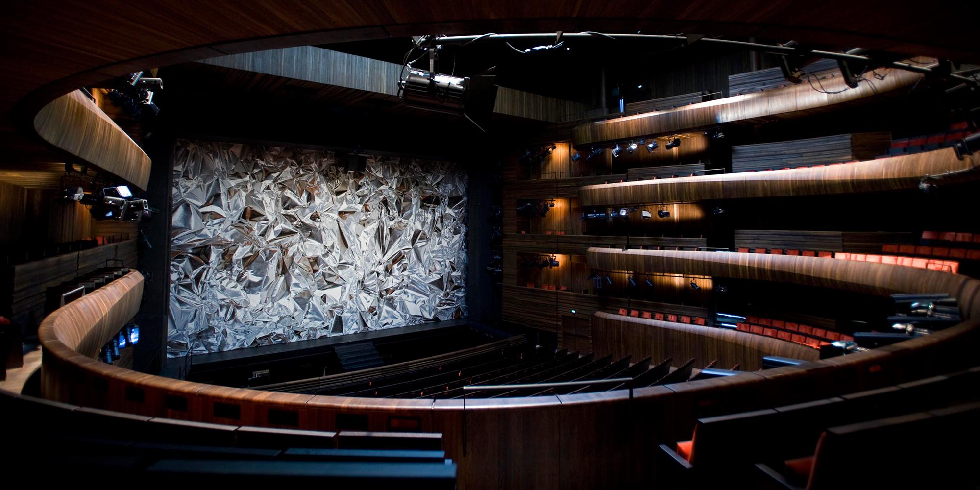 The main stage of the Norwegian Opera and Ballet in Oslo