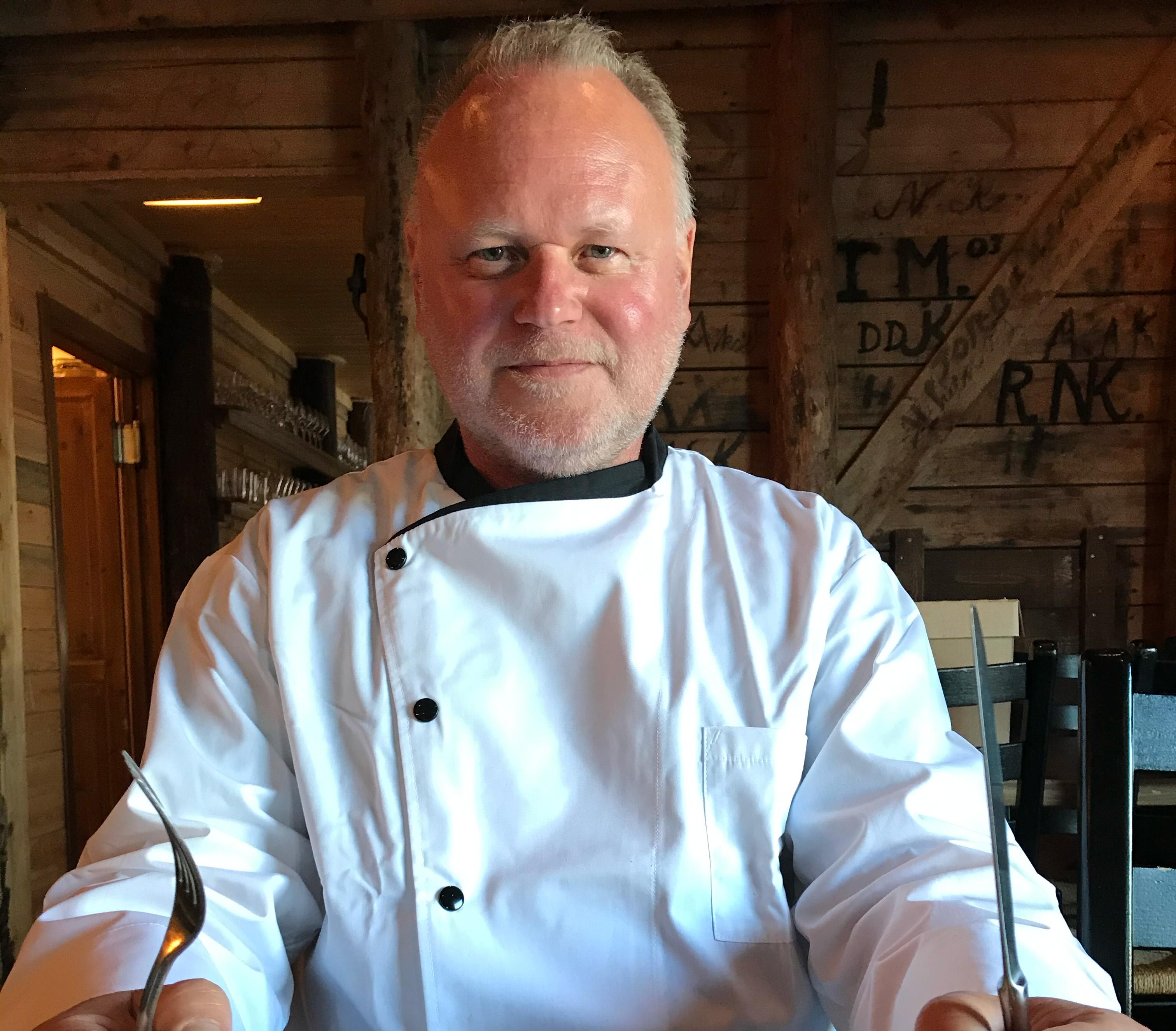 Cookbook author Jon Berg, Norway.