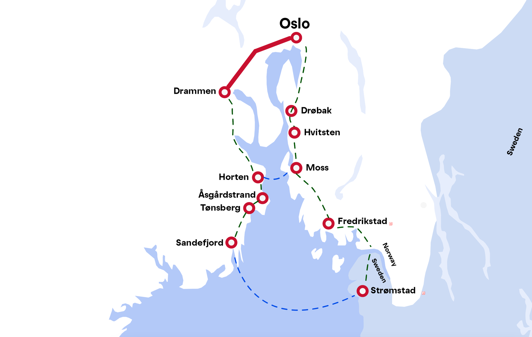 Biking around the Oslofjord – Extended trip