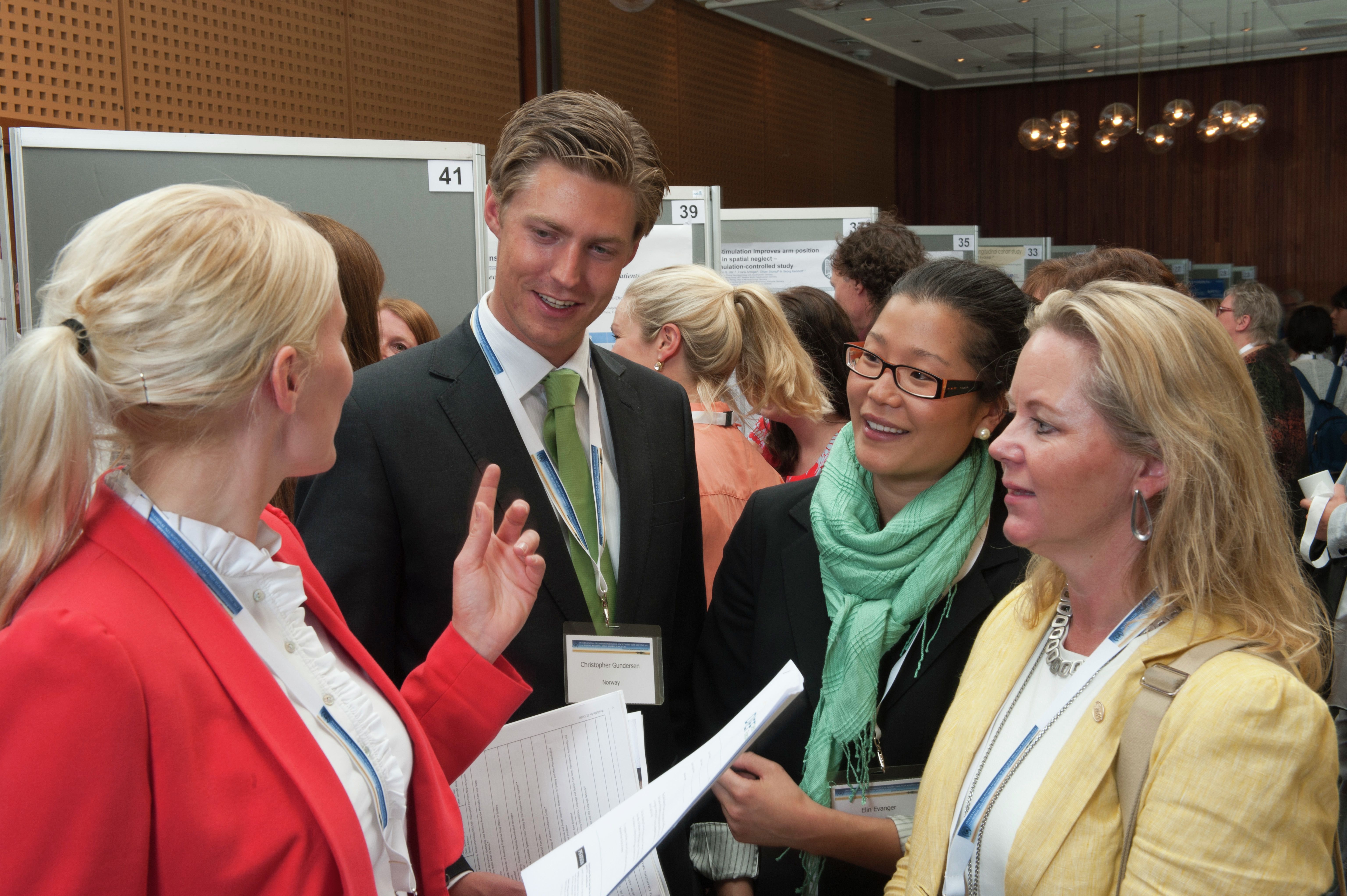 Participants at a conference