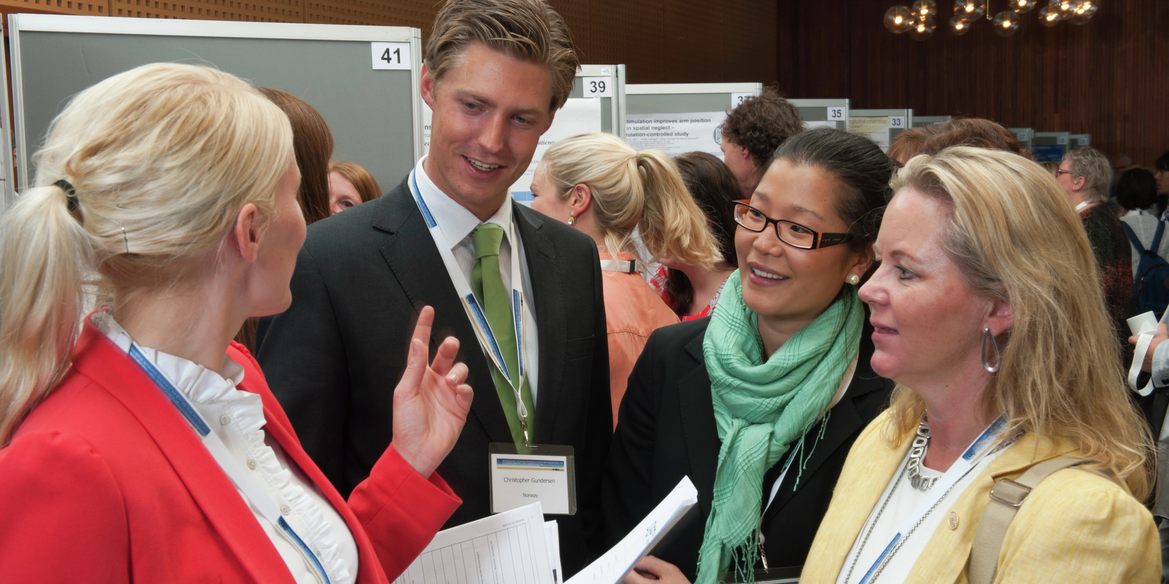 Participants at a conference