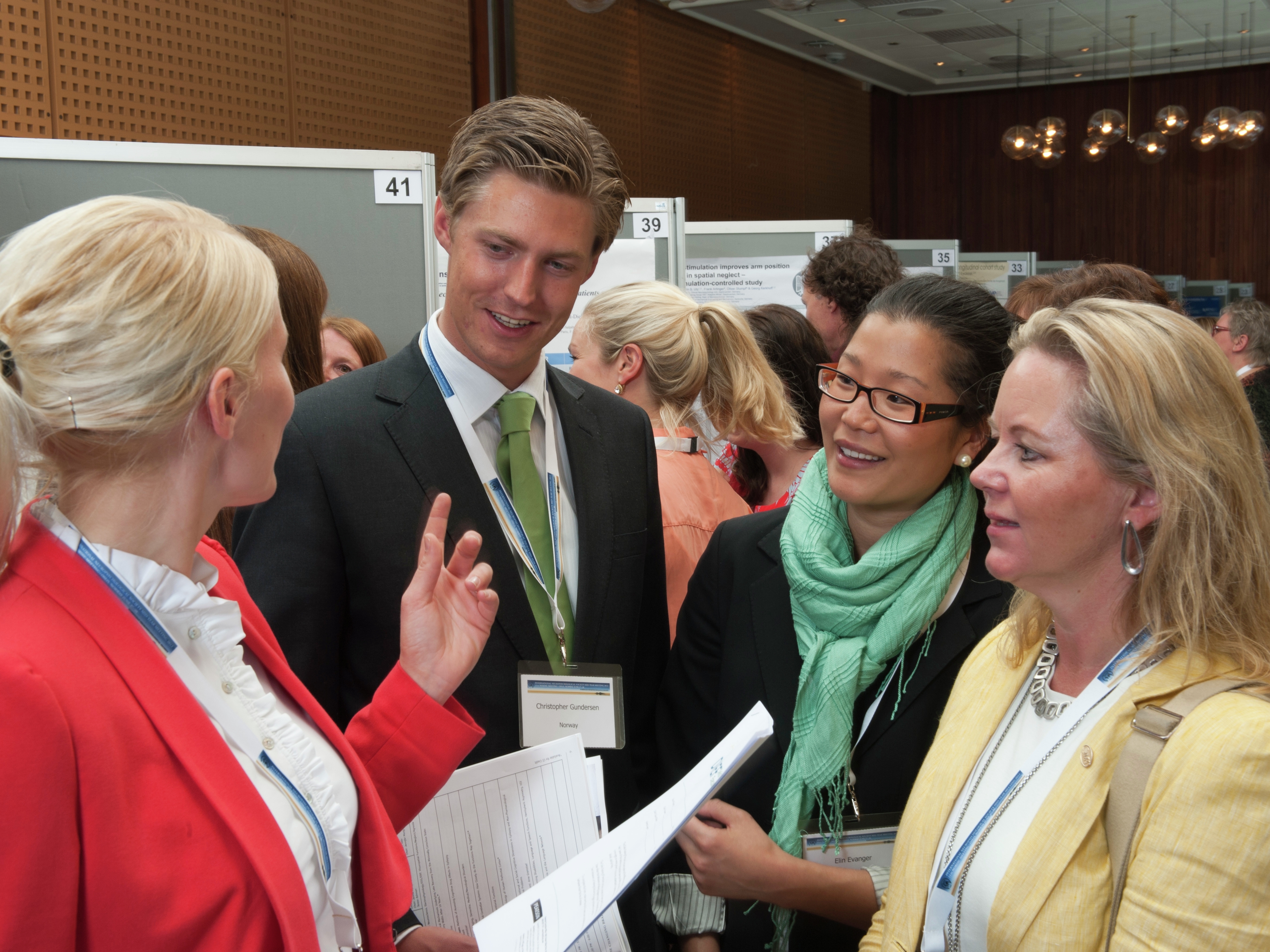 Participants at a conference