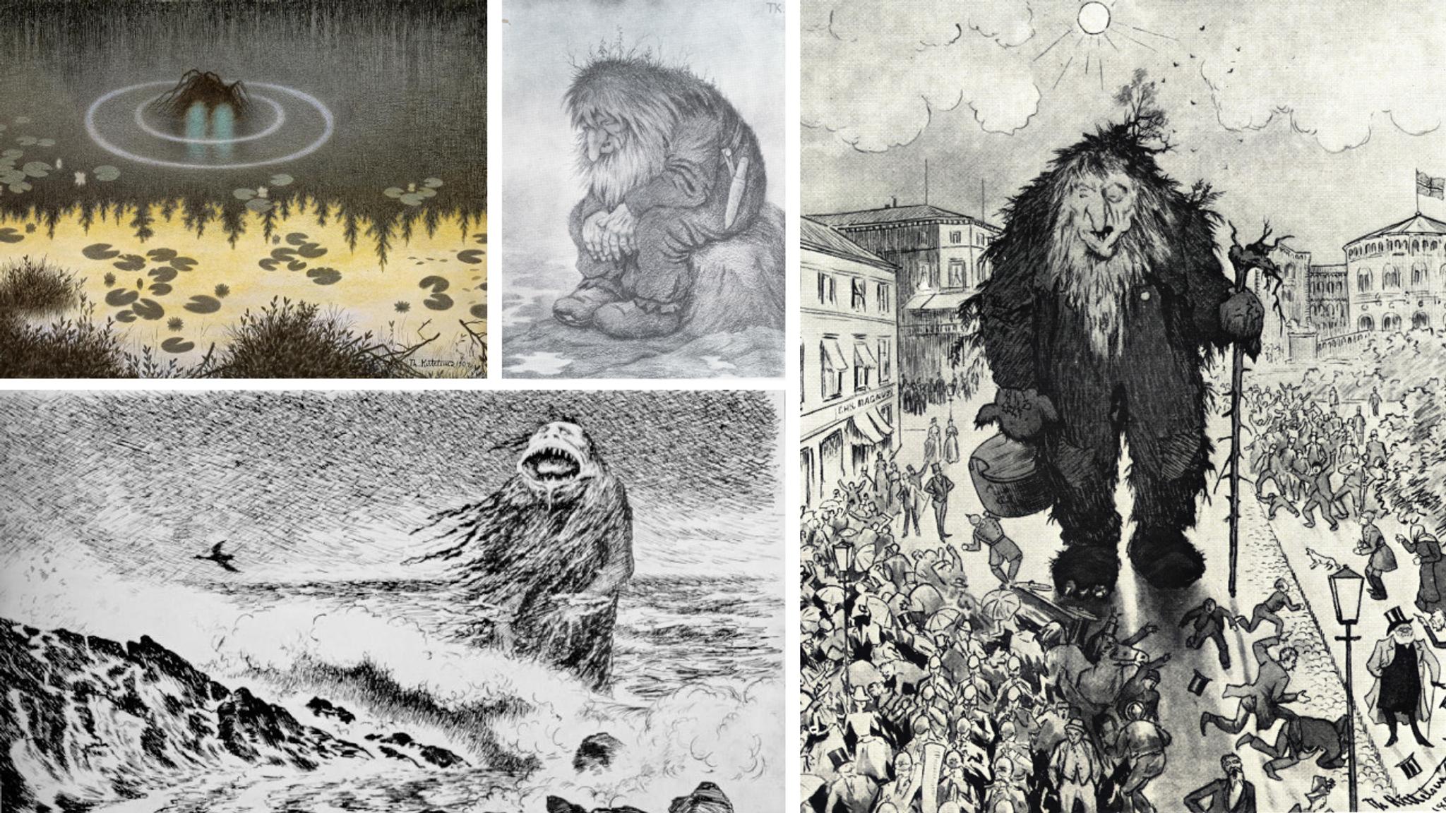Four of Kittelsens most famous artworks