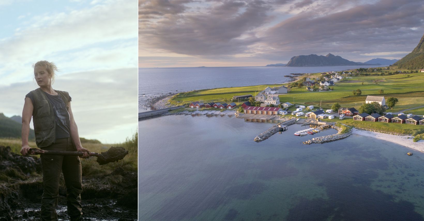 Flø Feriesenter in Ulstein, in Netflix "Troll" movie