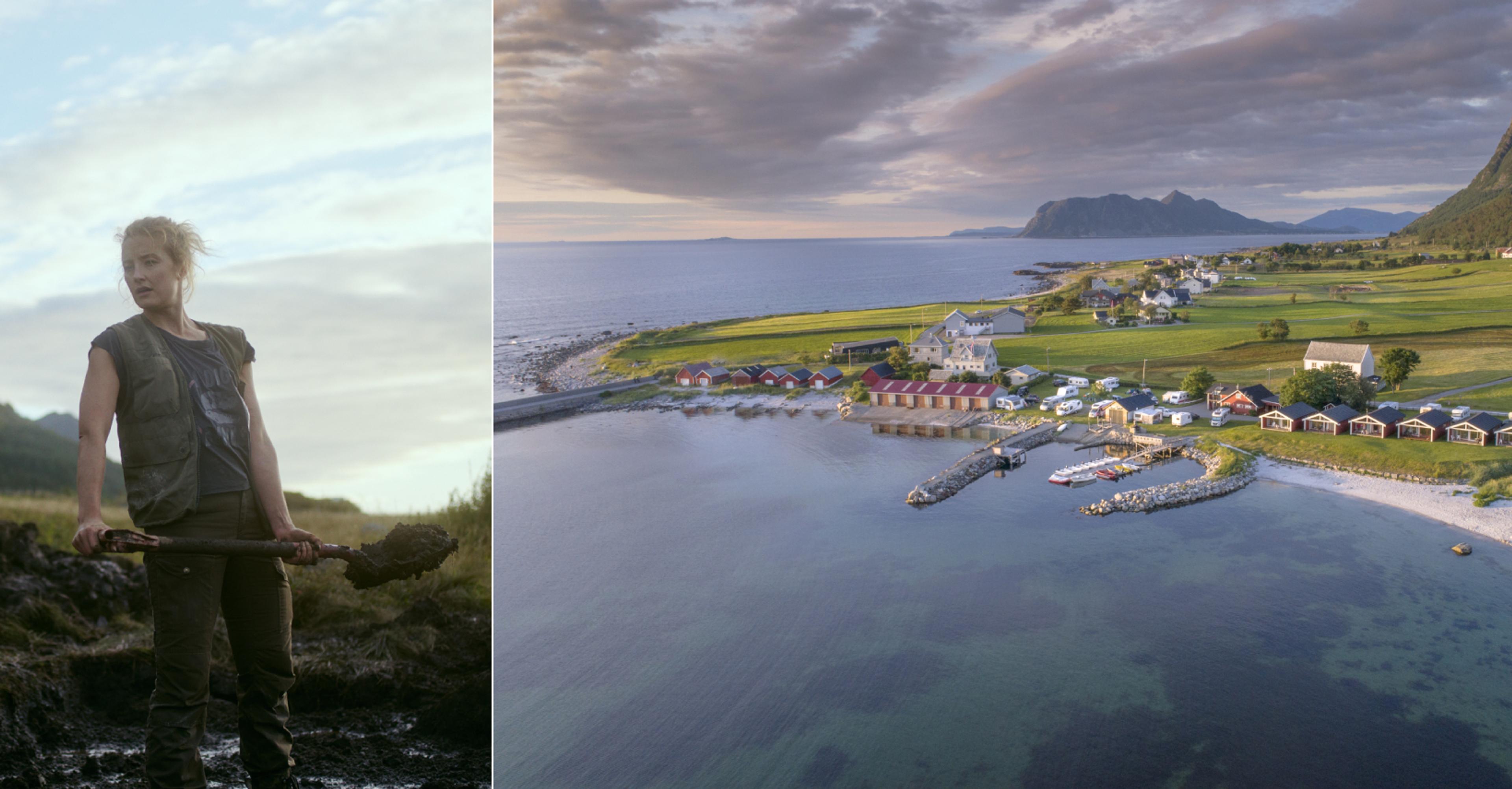 Flø Feriesenter in Ulstein, in Netflix "Troll" movie