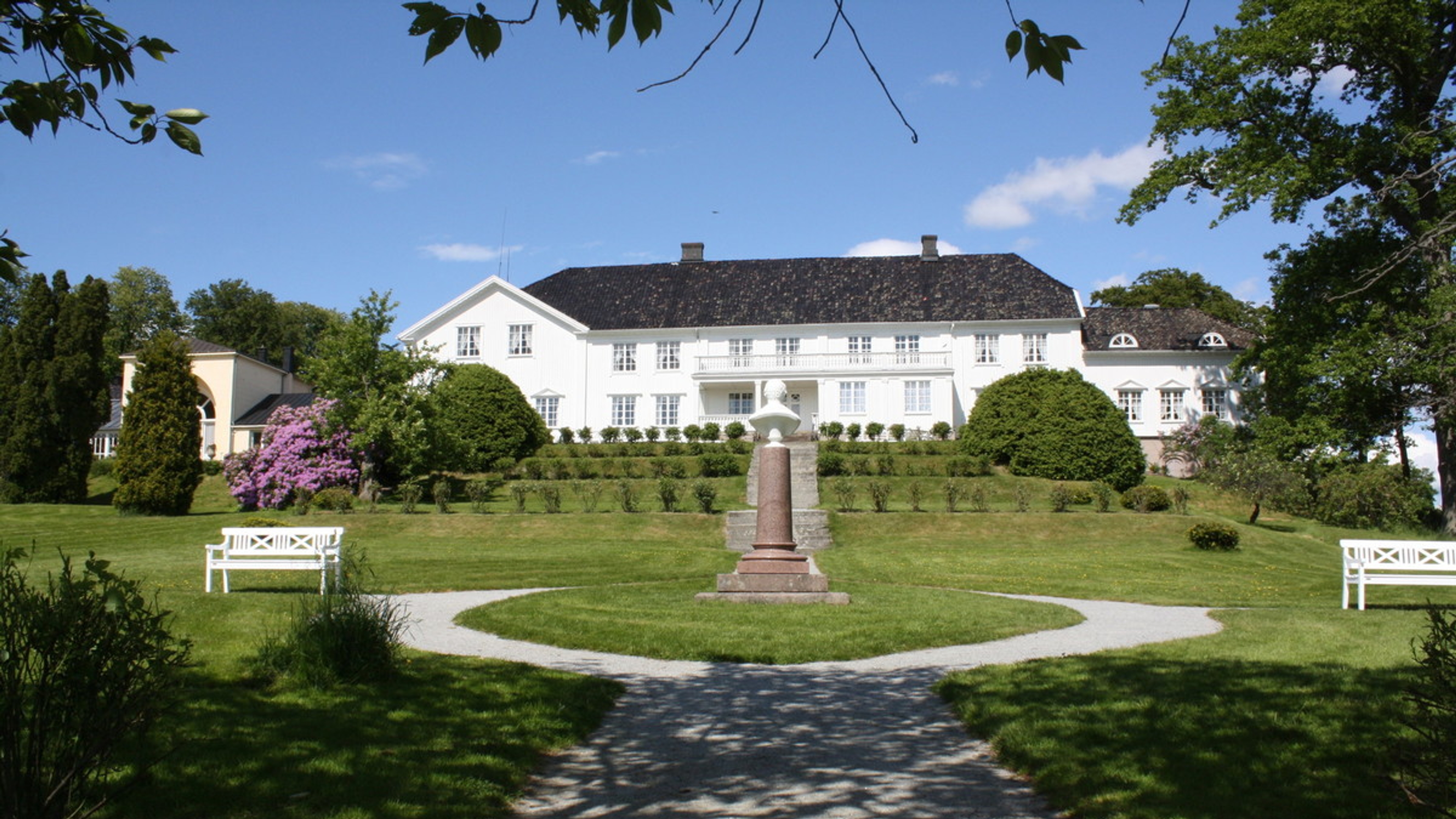 Rød Herregård i Halden i Østfold på Østlandet