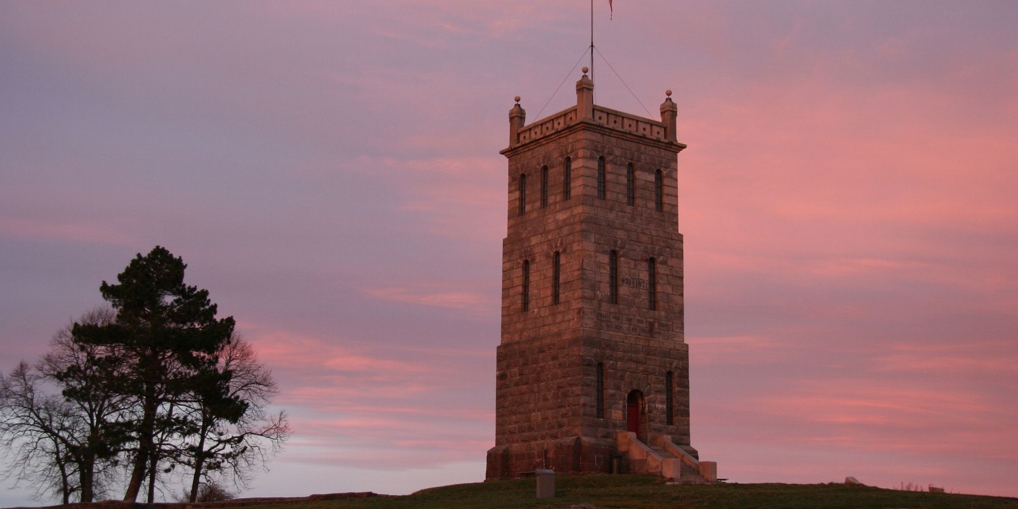 Sol över Slottsfjellstornet
