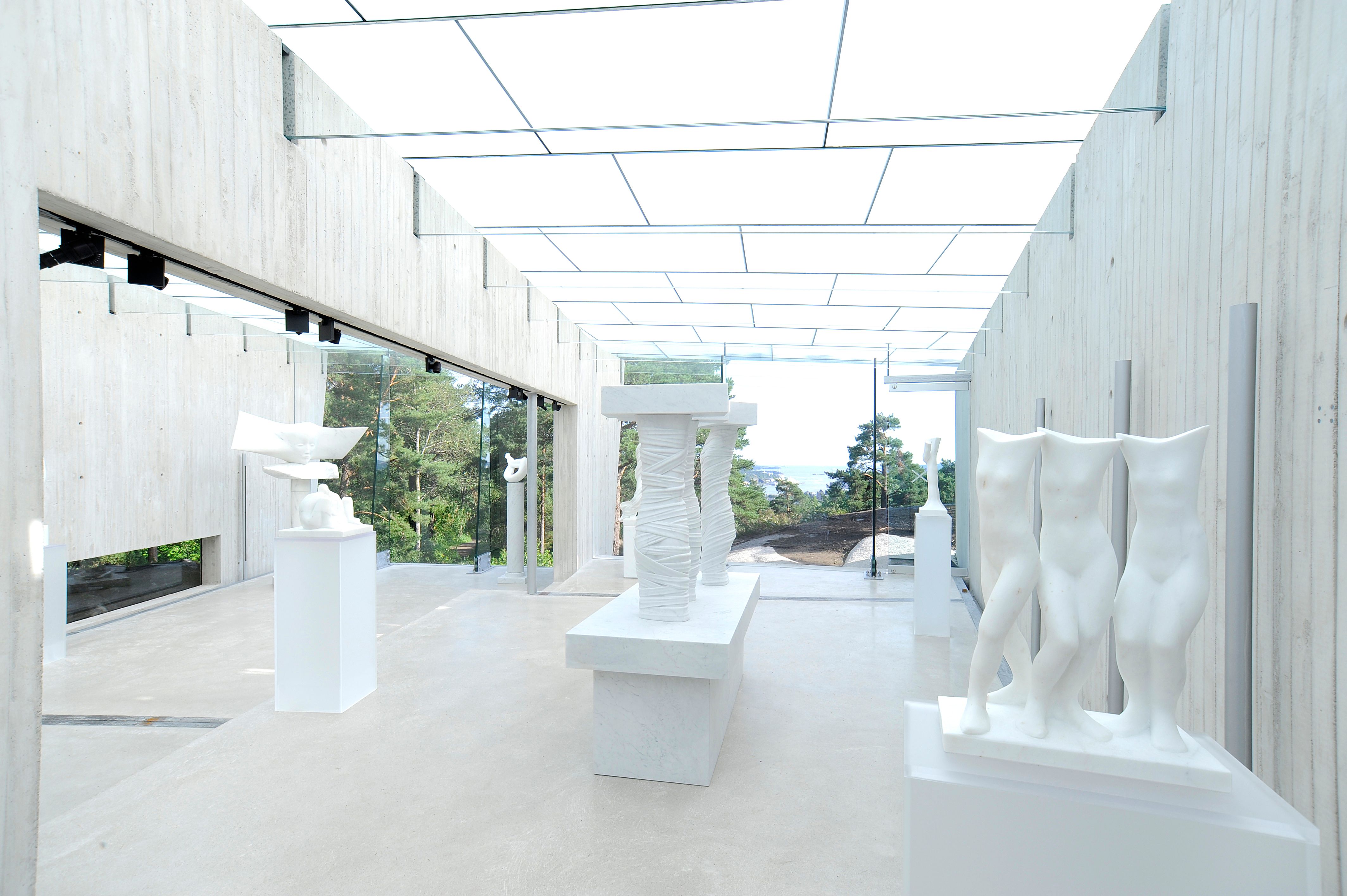 Sculptures at Midtåsen sculpture park in Sandefjord, Eastern Norway