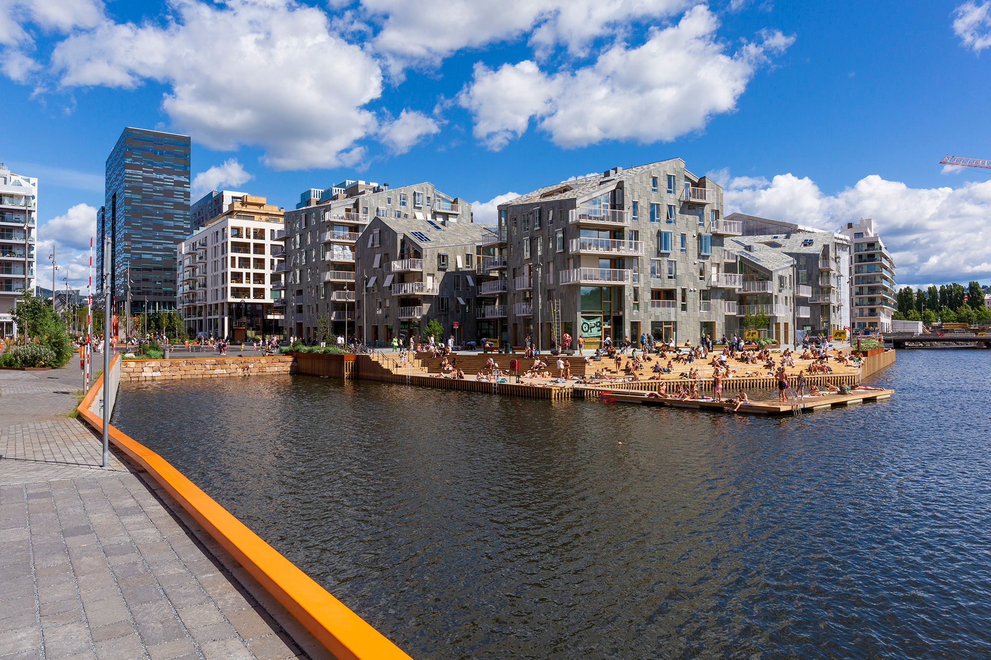 Plan your trip to Eastern Norway and go sunbathing in Bispevika in Oslo