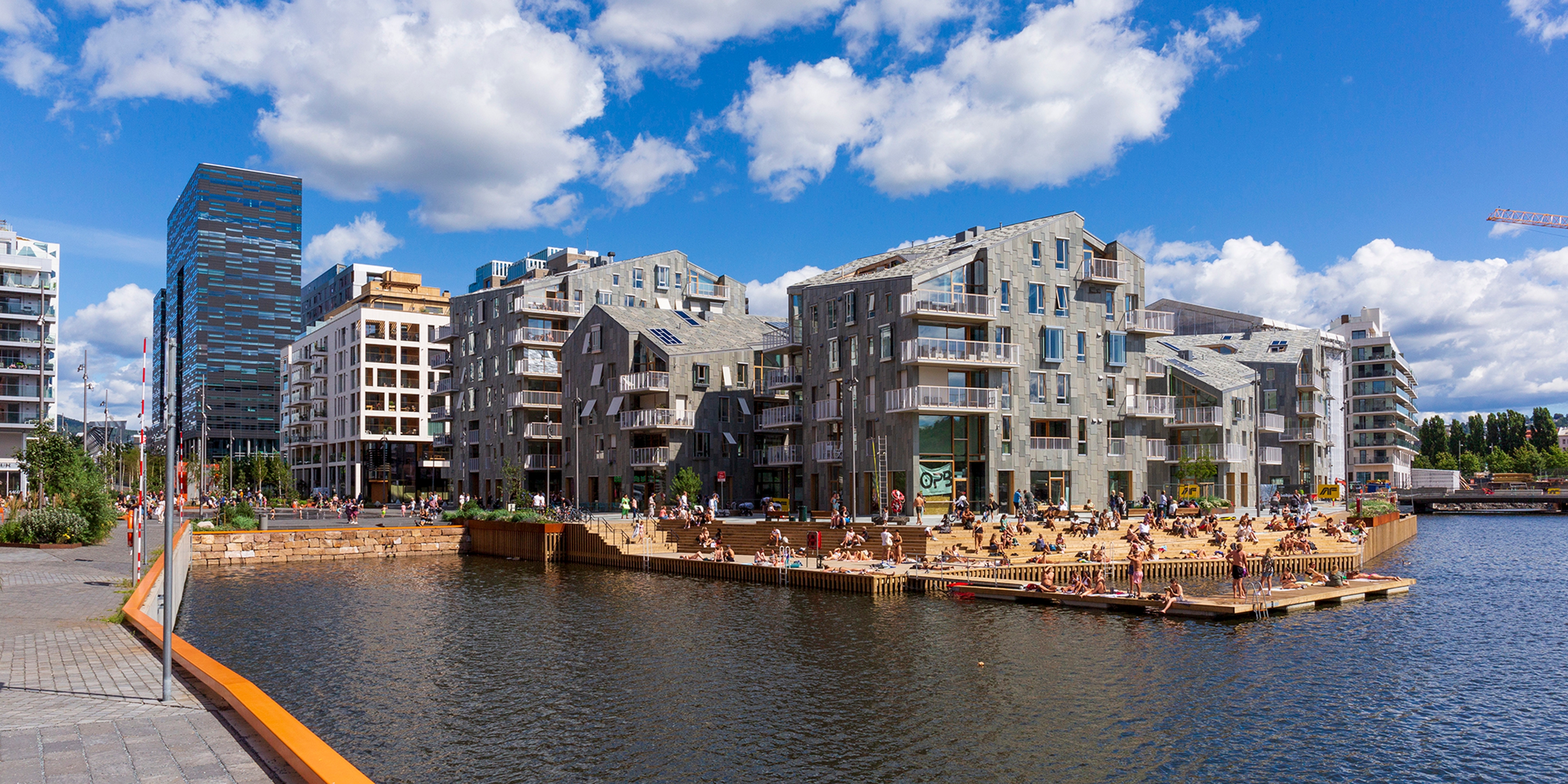 Plan your trip to Eastern Norway and go sunbathing in Bispevika in Oslo