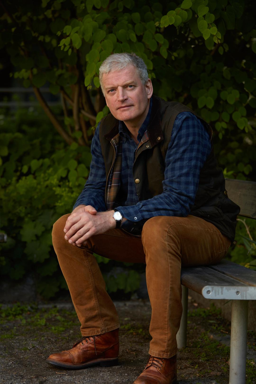 Portrait of the Norwegian writer Lars Mytting from Gudbrandsdalen