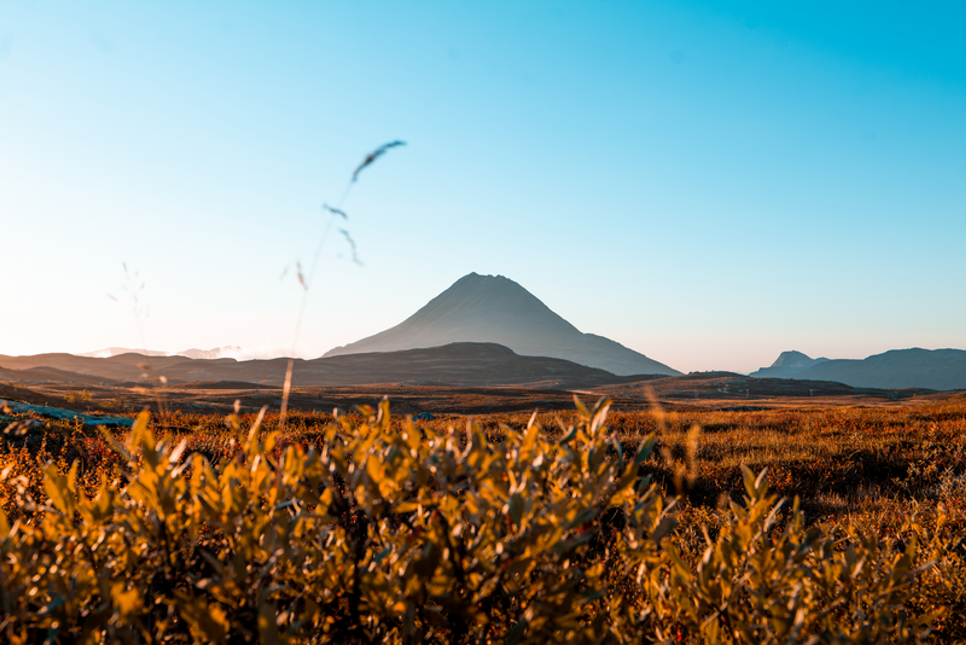The Gaustatoppen mountain