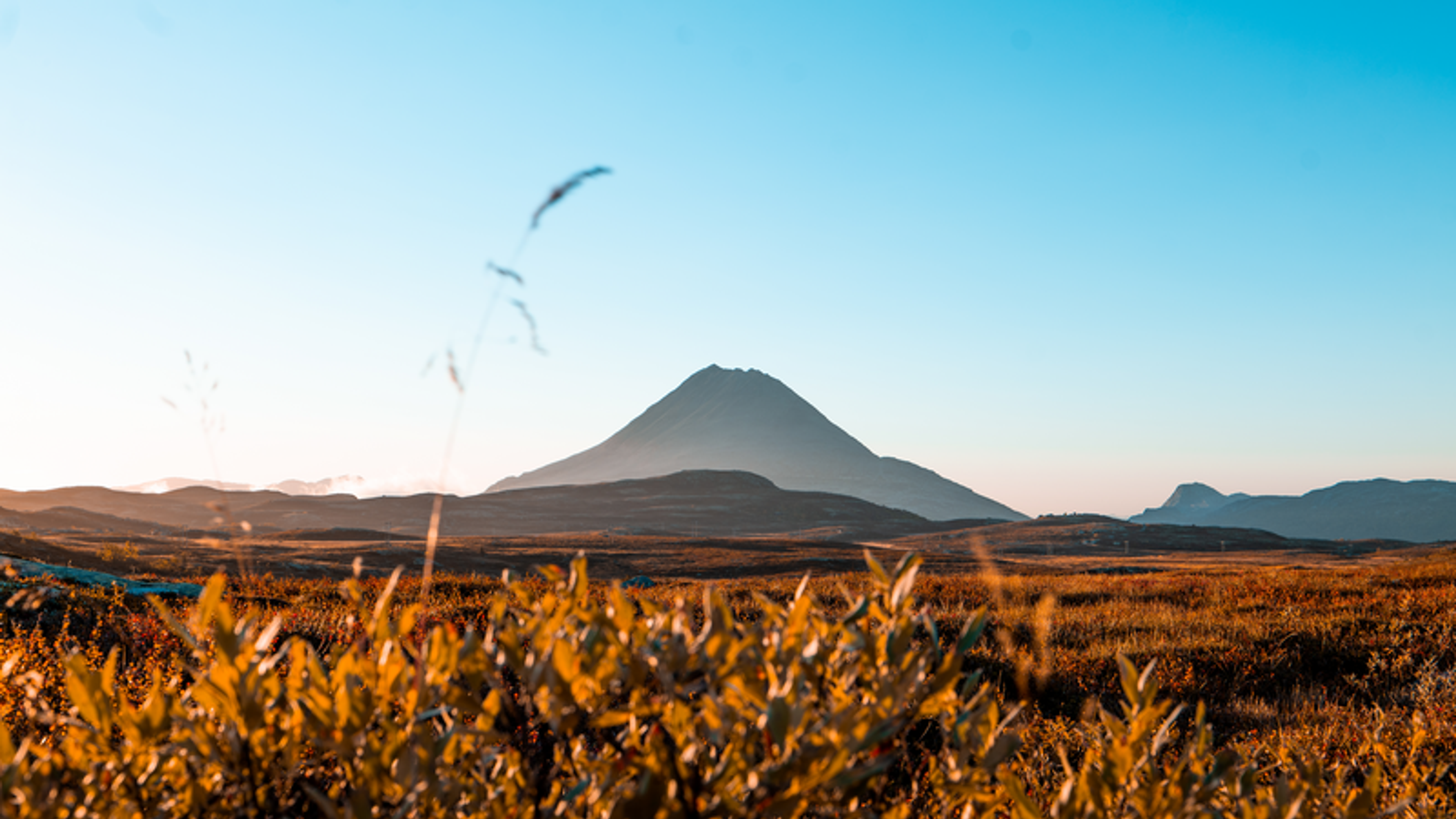 The Gaustatoppen mountain