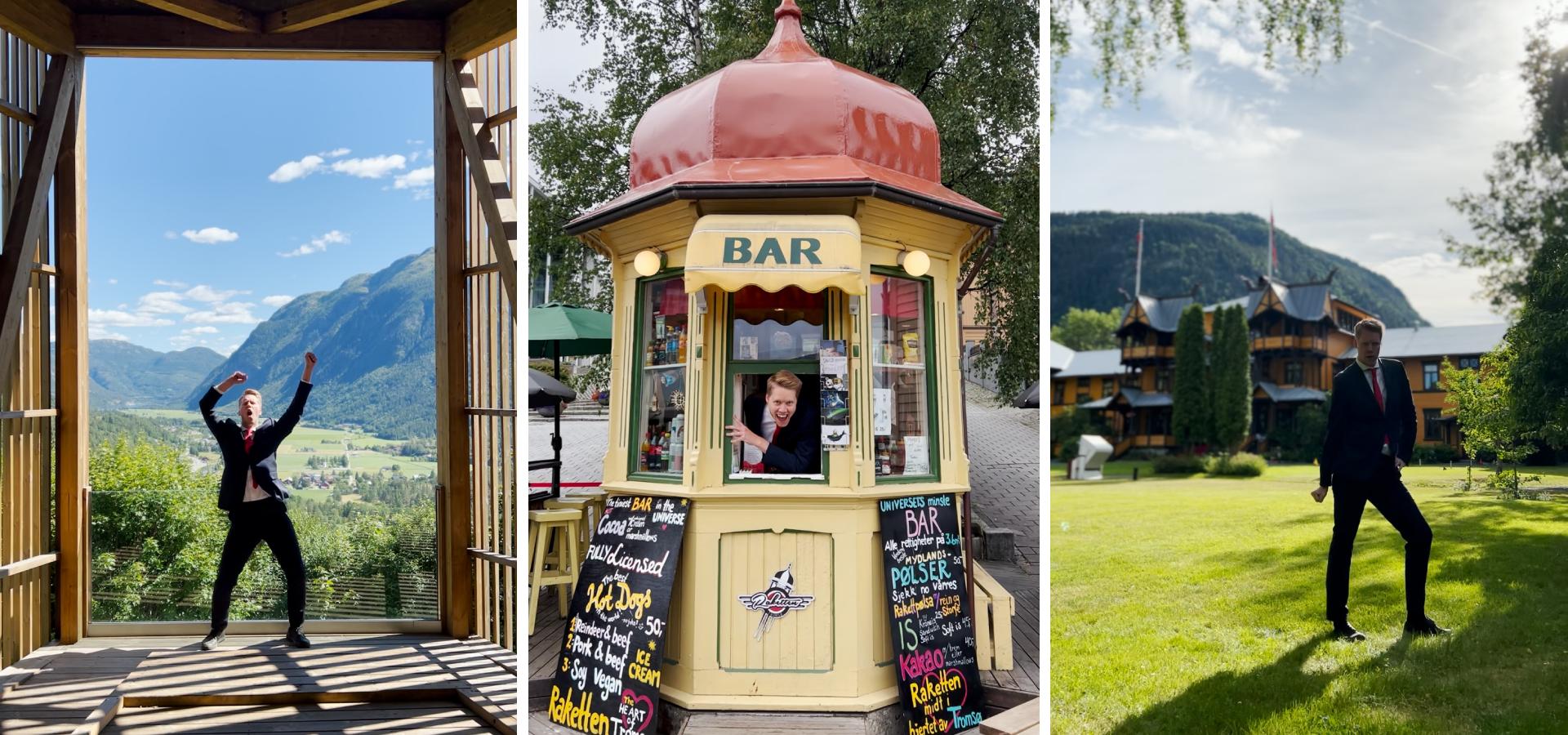 Kjetil Krogstad dancing in Norway