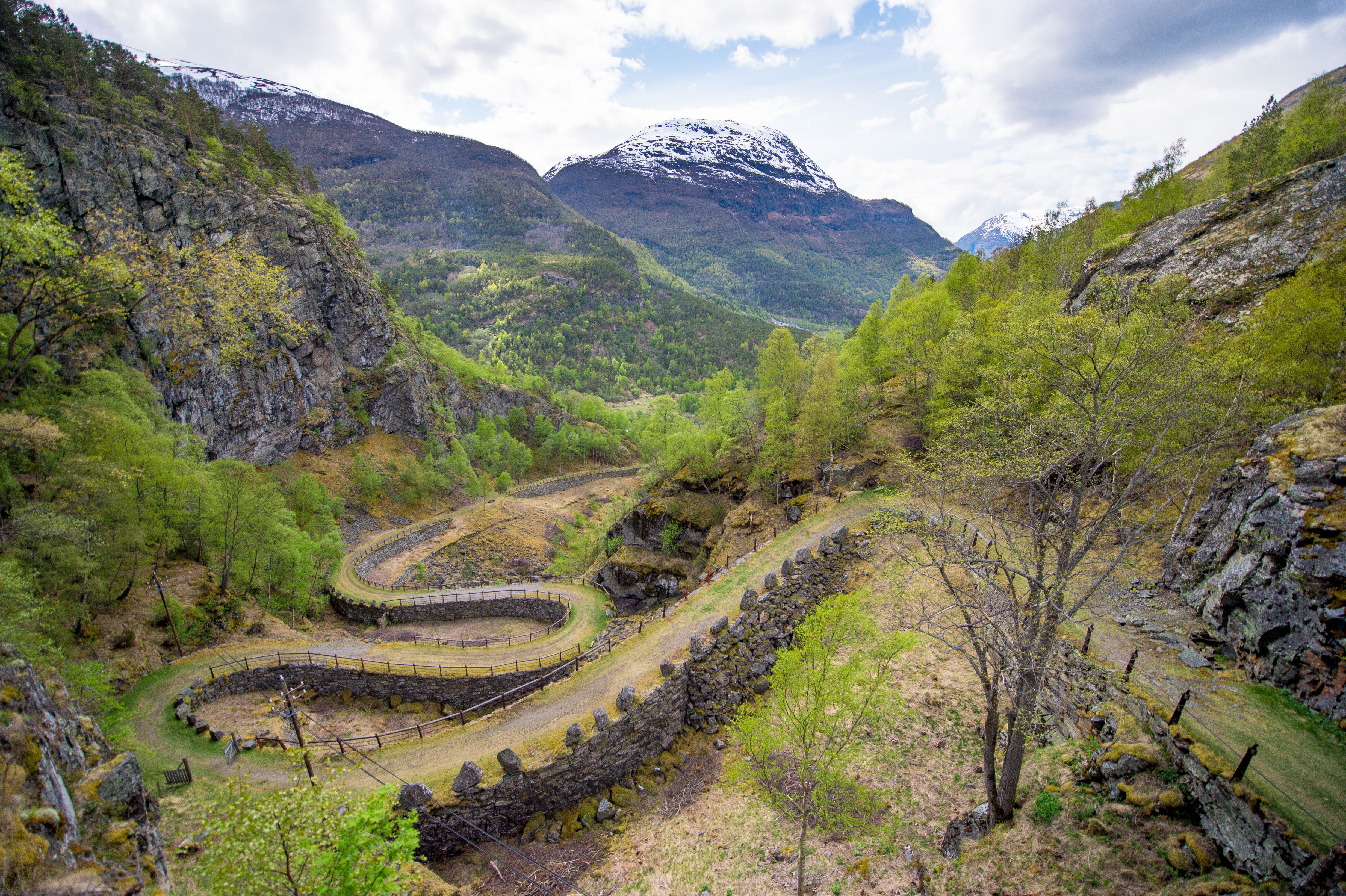 Kongevegen in Lærdal, Fjord Norway
