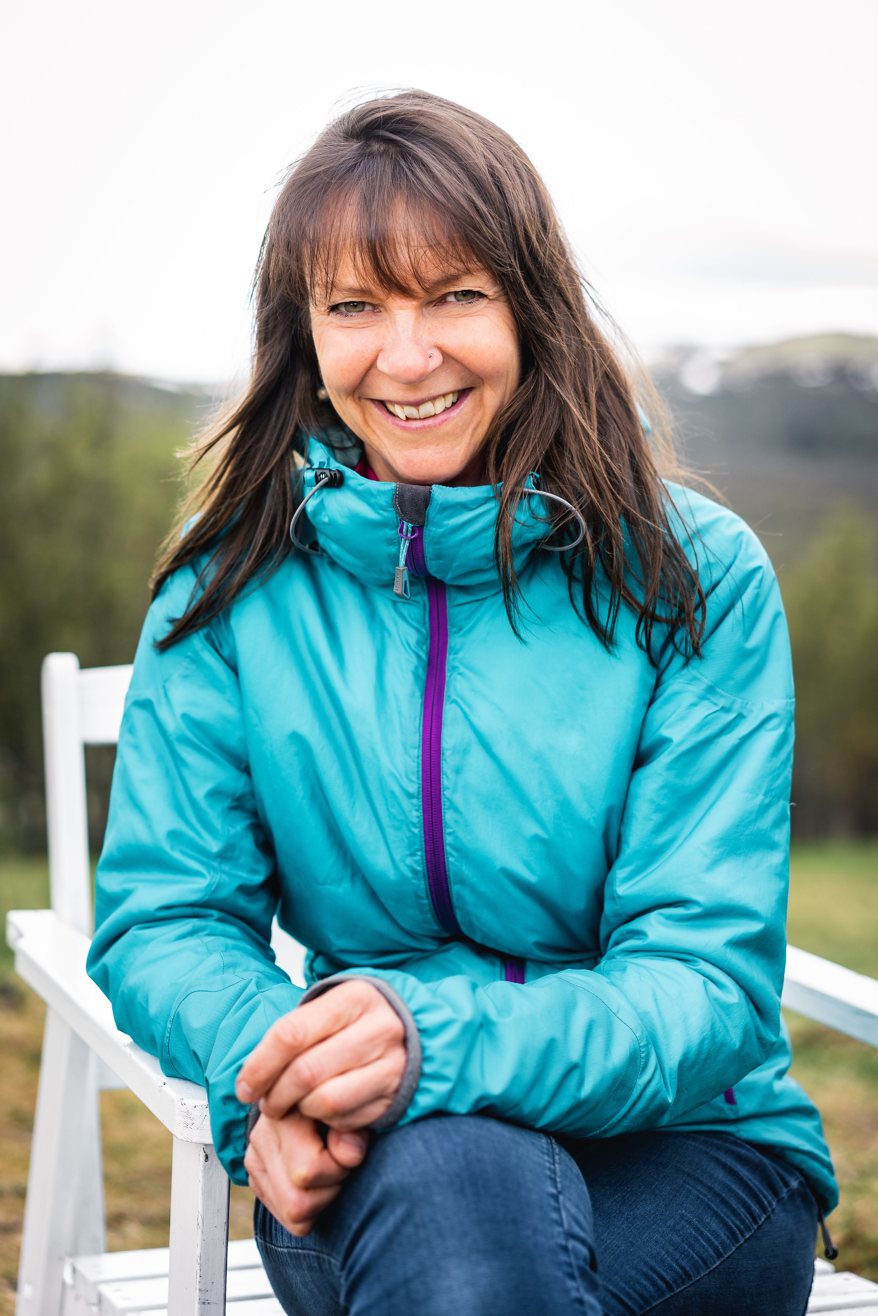 Portrait of ski instructor Joy O’Flanagan, Norway