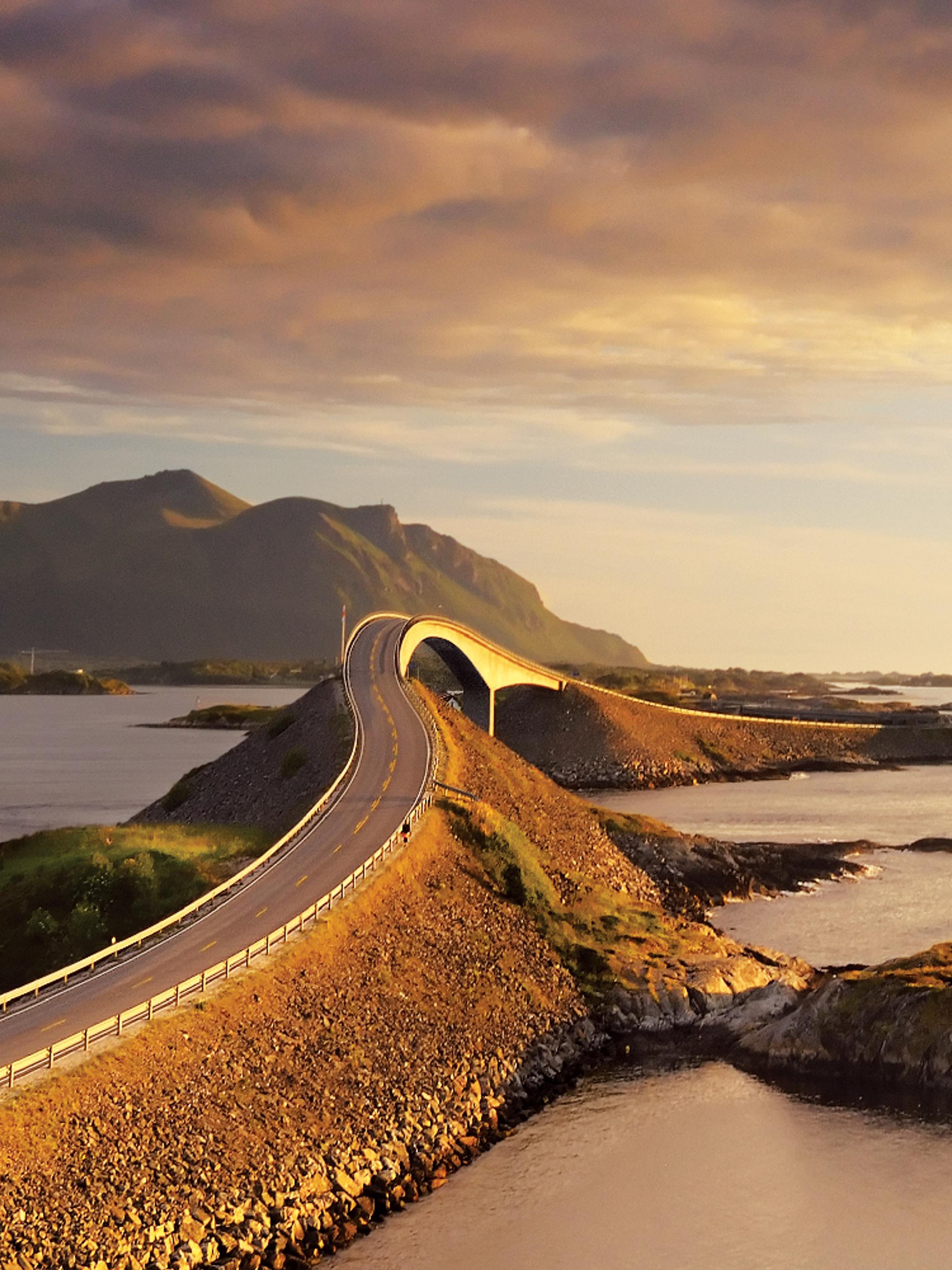 The Atlantic Road in Northwest, Fjord Norway