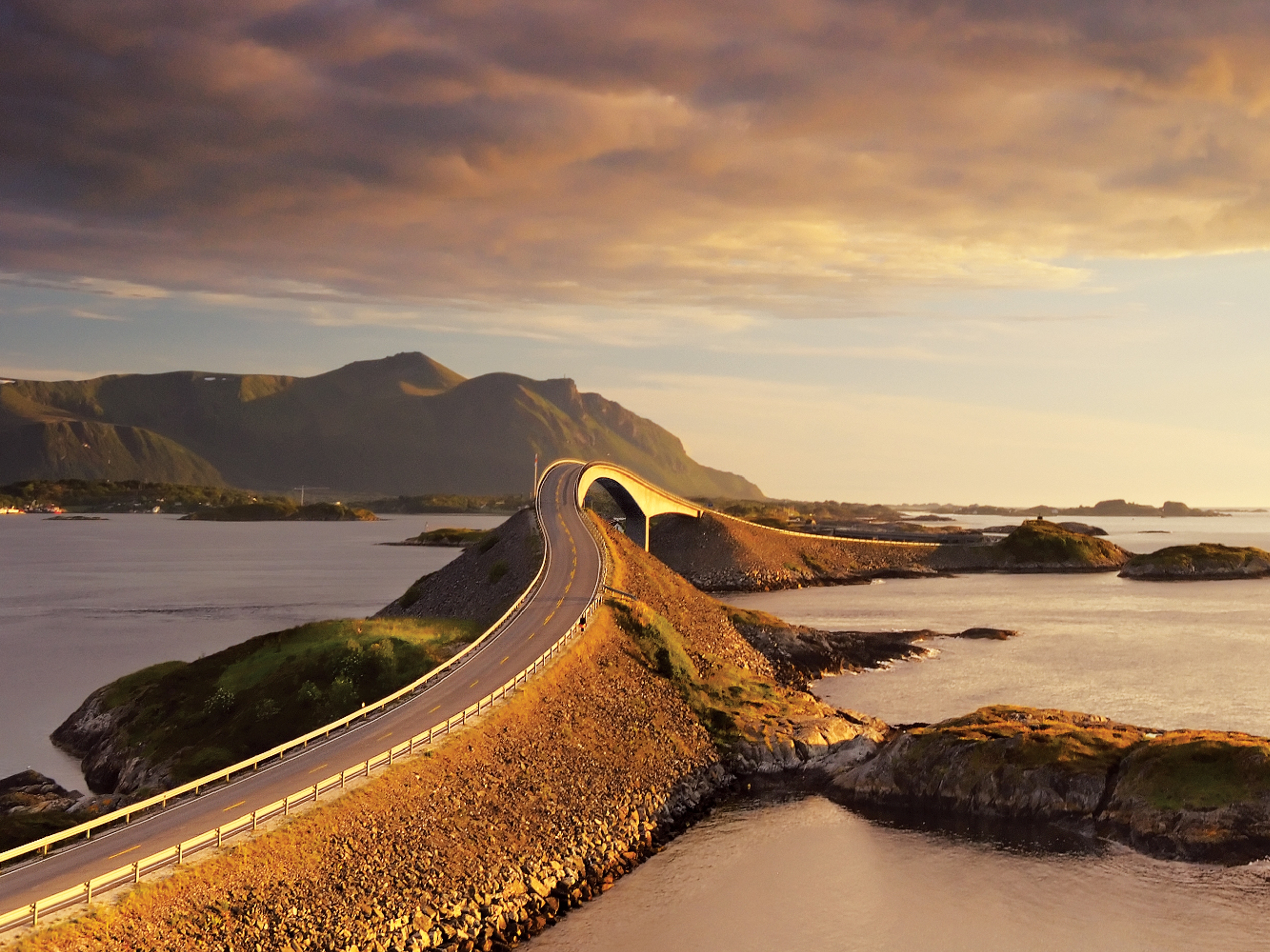 The Atlantic Road in Northwest, Fjord Norway
