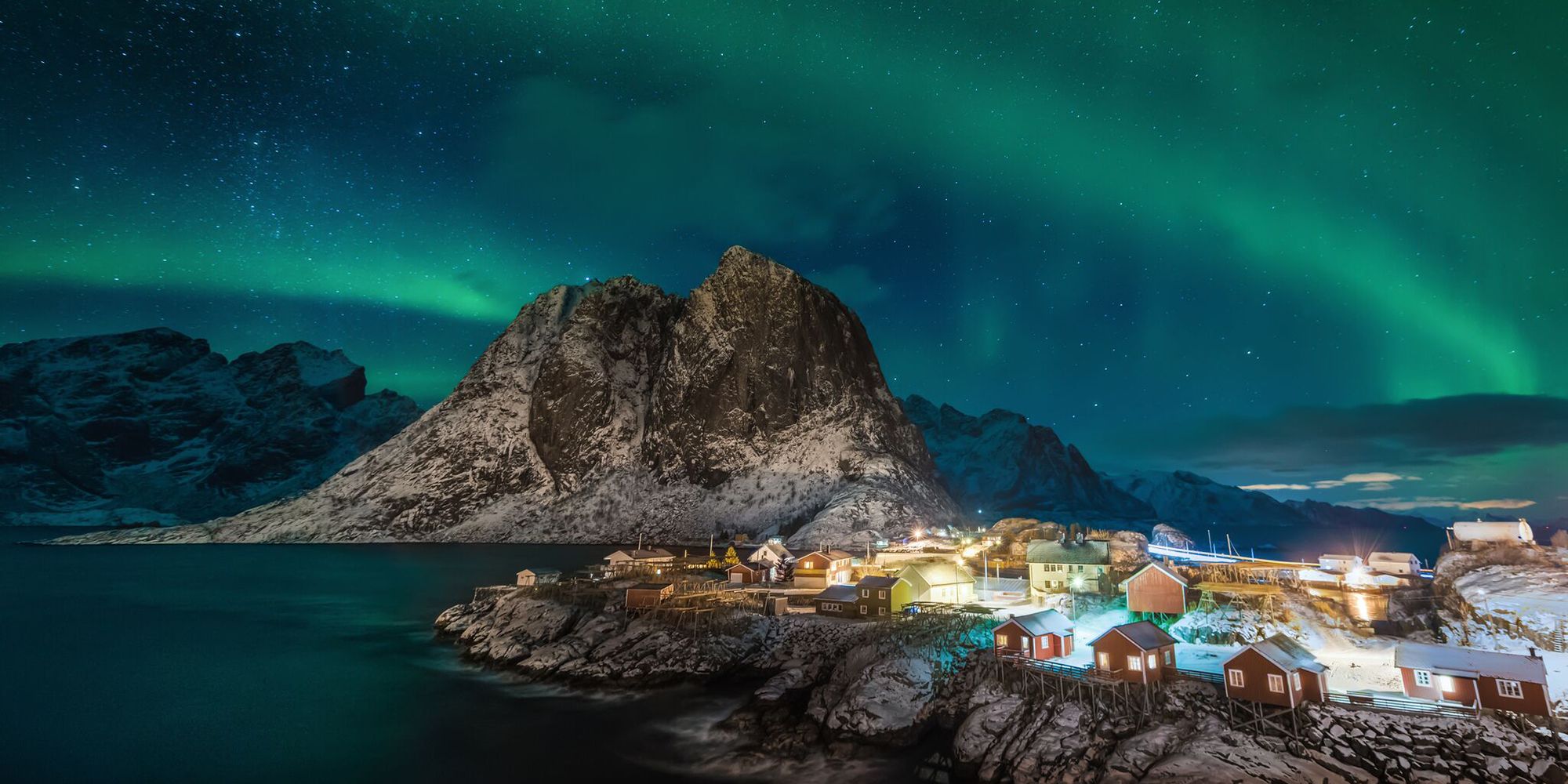 Northern Lights over the Lofoten Islands