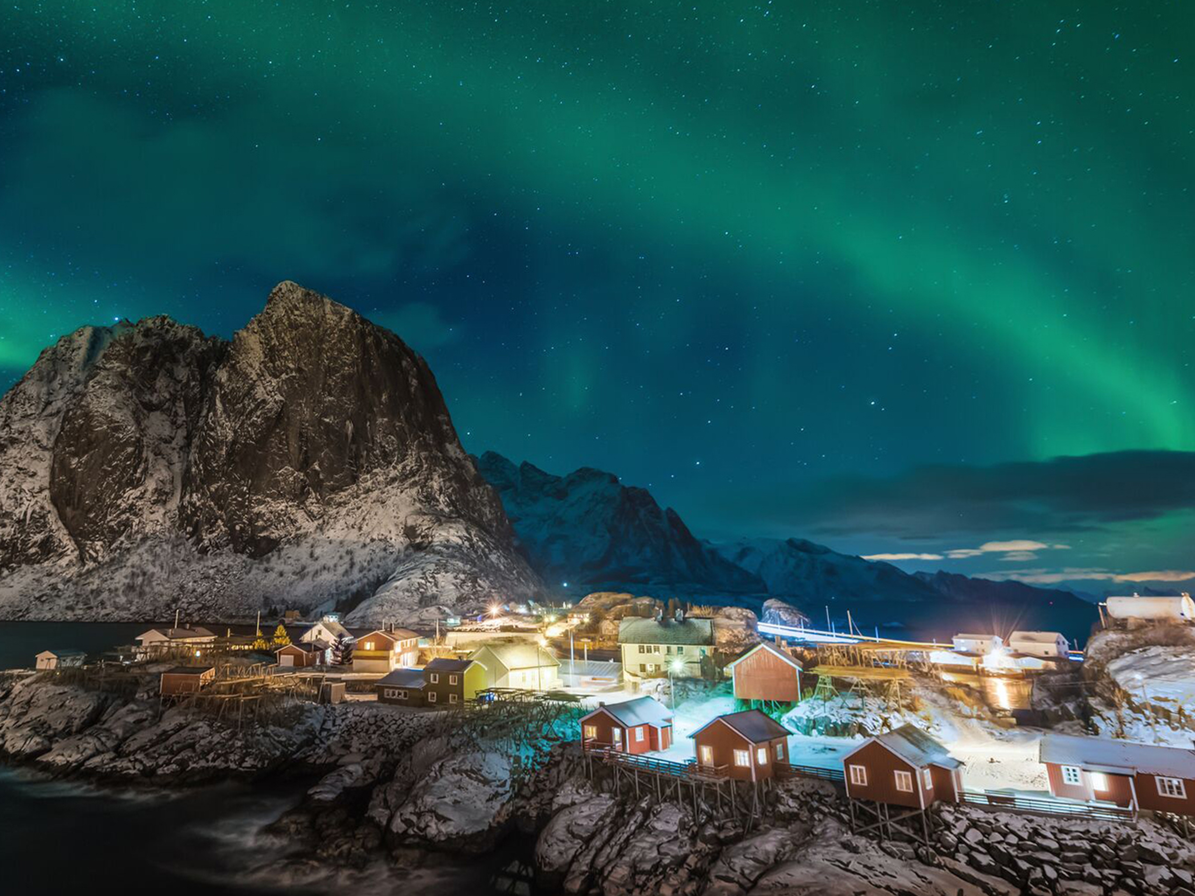 Northern Lights over the Lofoten Islands