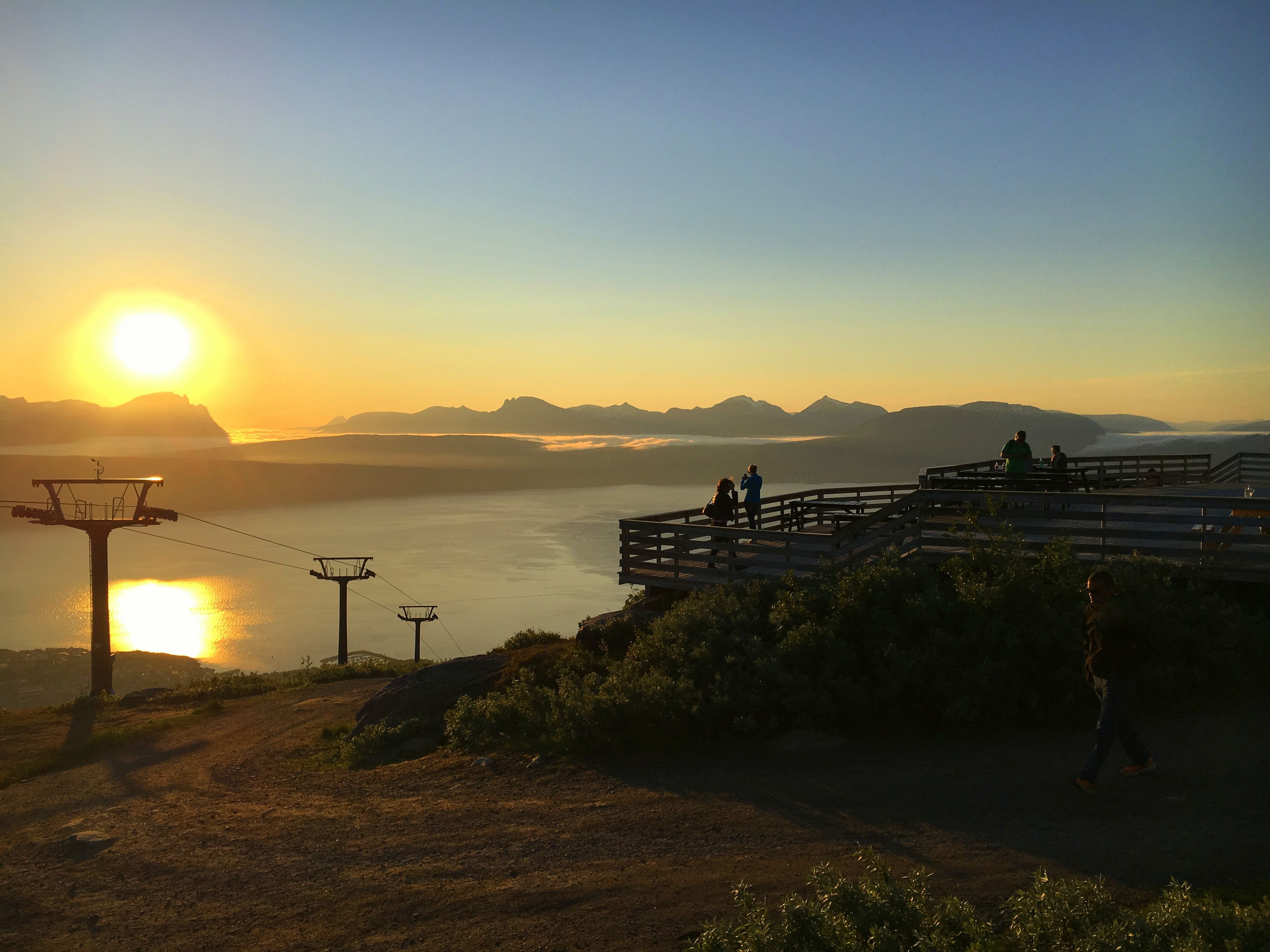 Guided hike to the top of Narvik