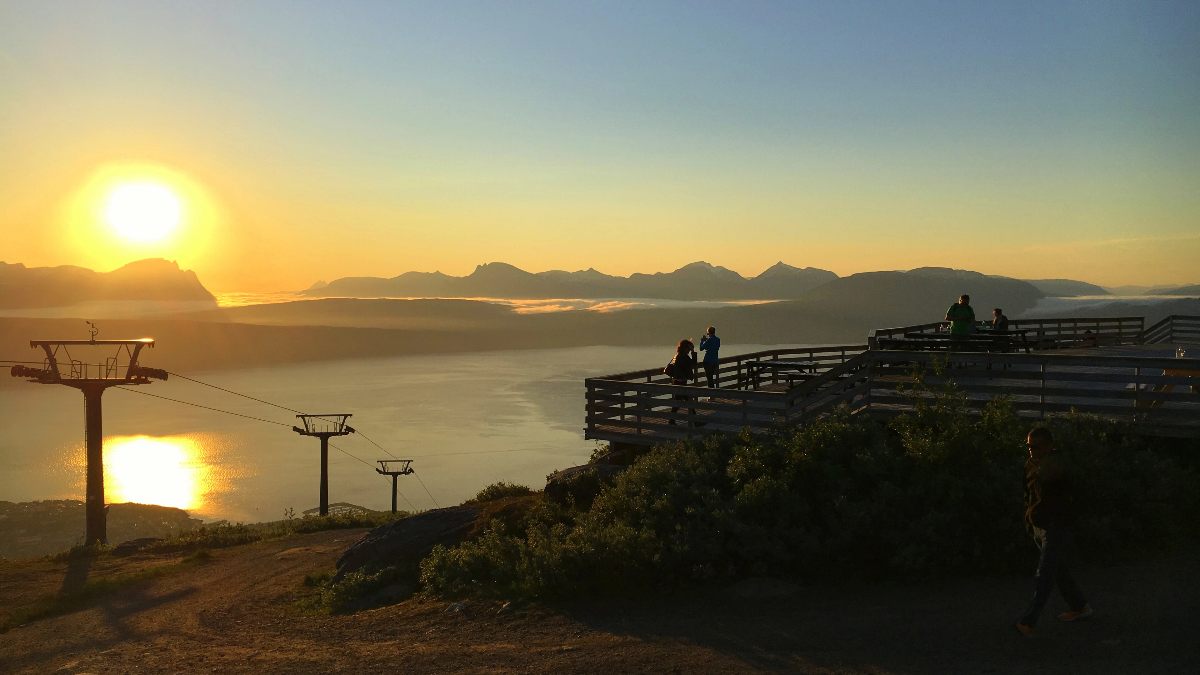 Guided hike to the top of Narvik
