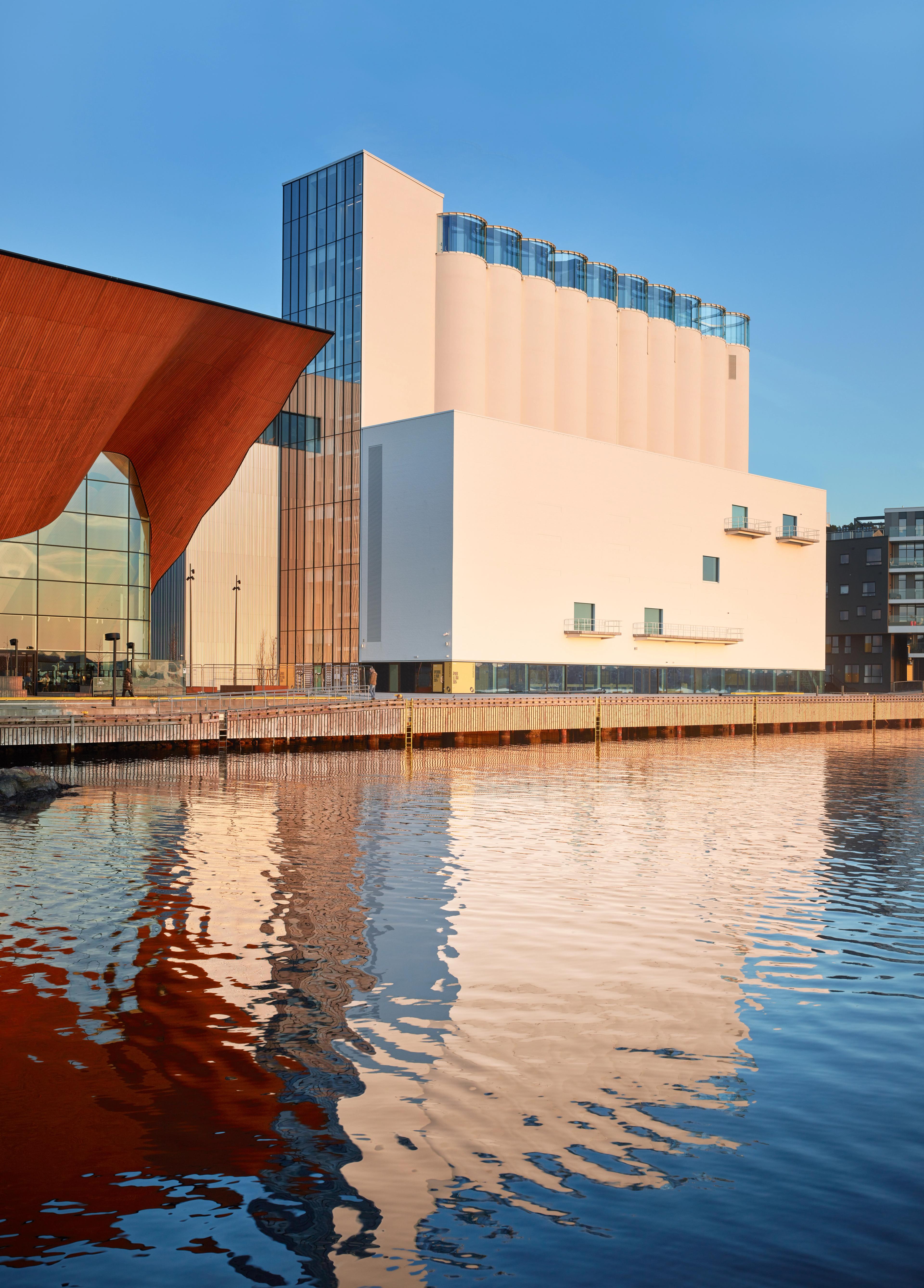 Kunstsilo - The art silo at Odderøya island in Kristiansand, Southern Norway