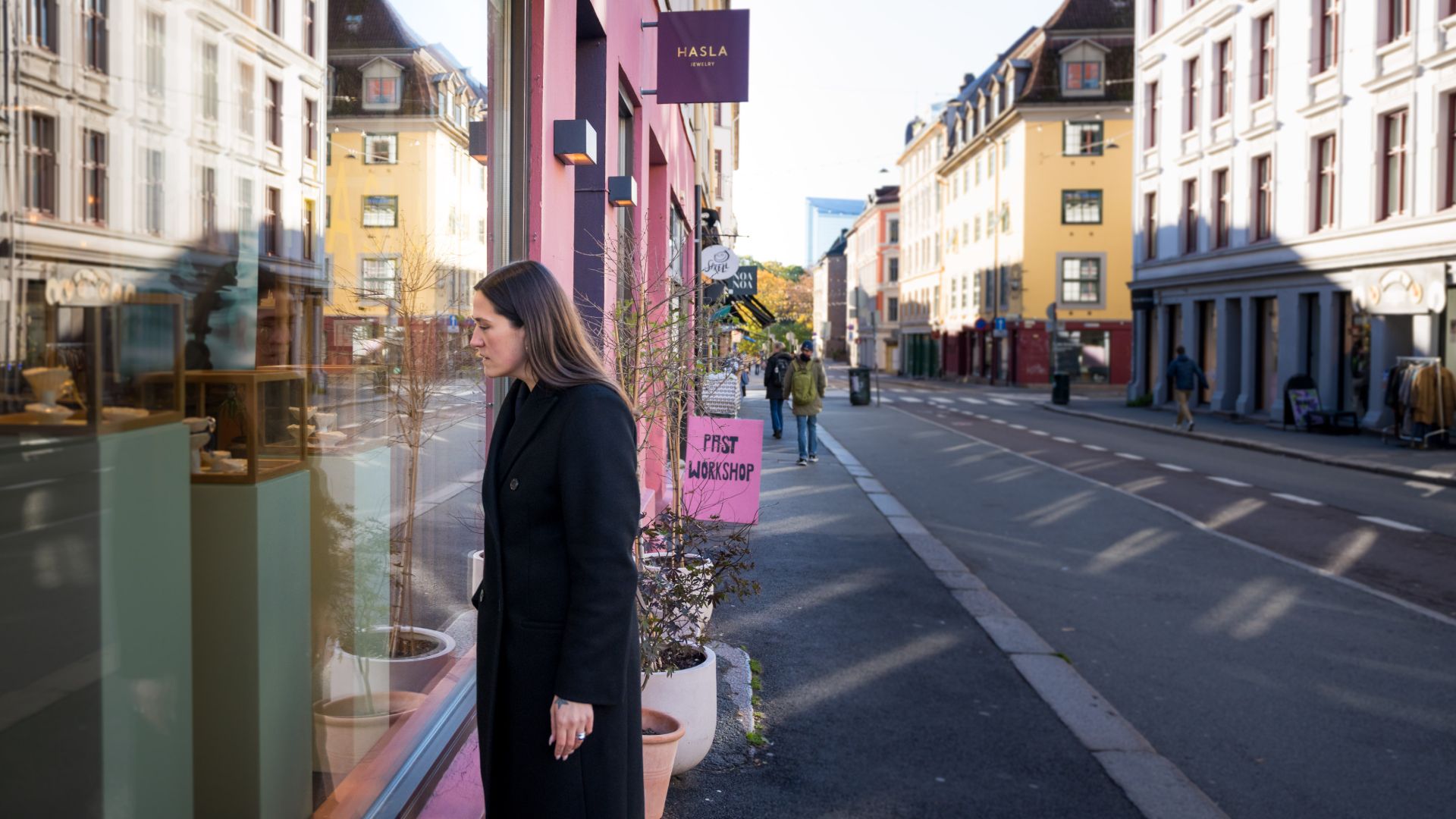 Ida Elise Eide Einarsdottir, shopping på Grünerløkka
