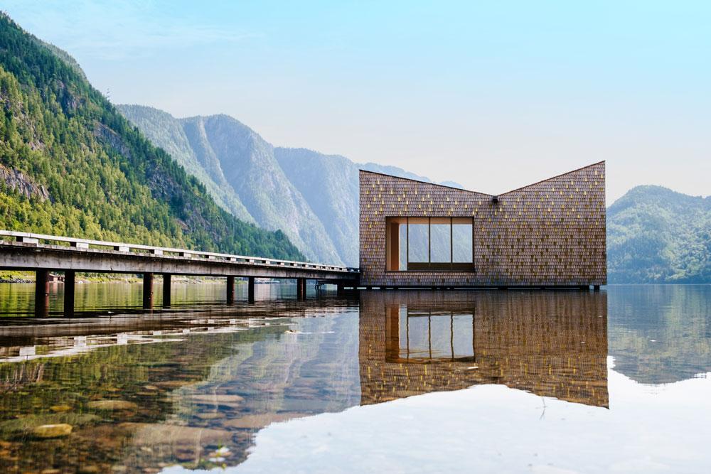 The Soria Moria sauna in Dalen, in Telemark