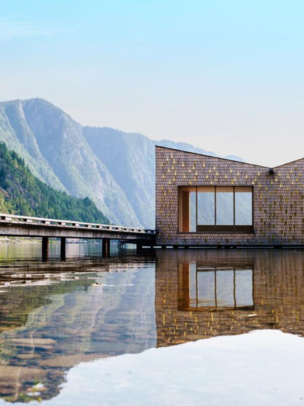 The Soria Moria sauna in Dalen, in Telemark