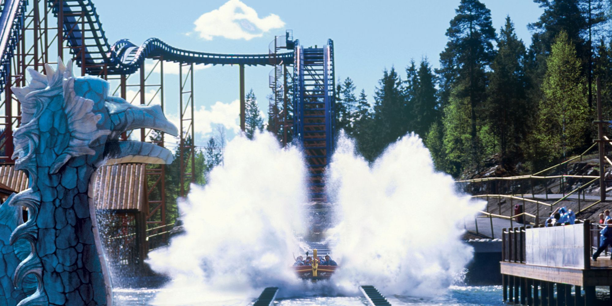 Full speed at Tusenfryd in Follo